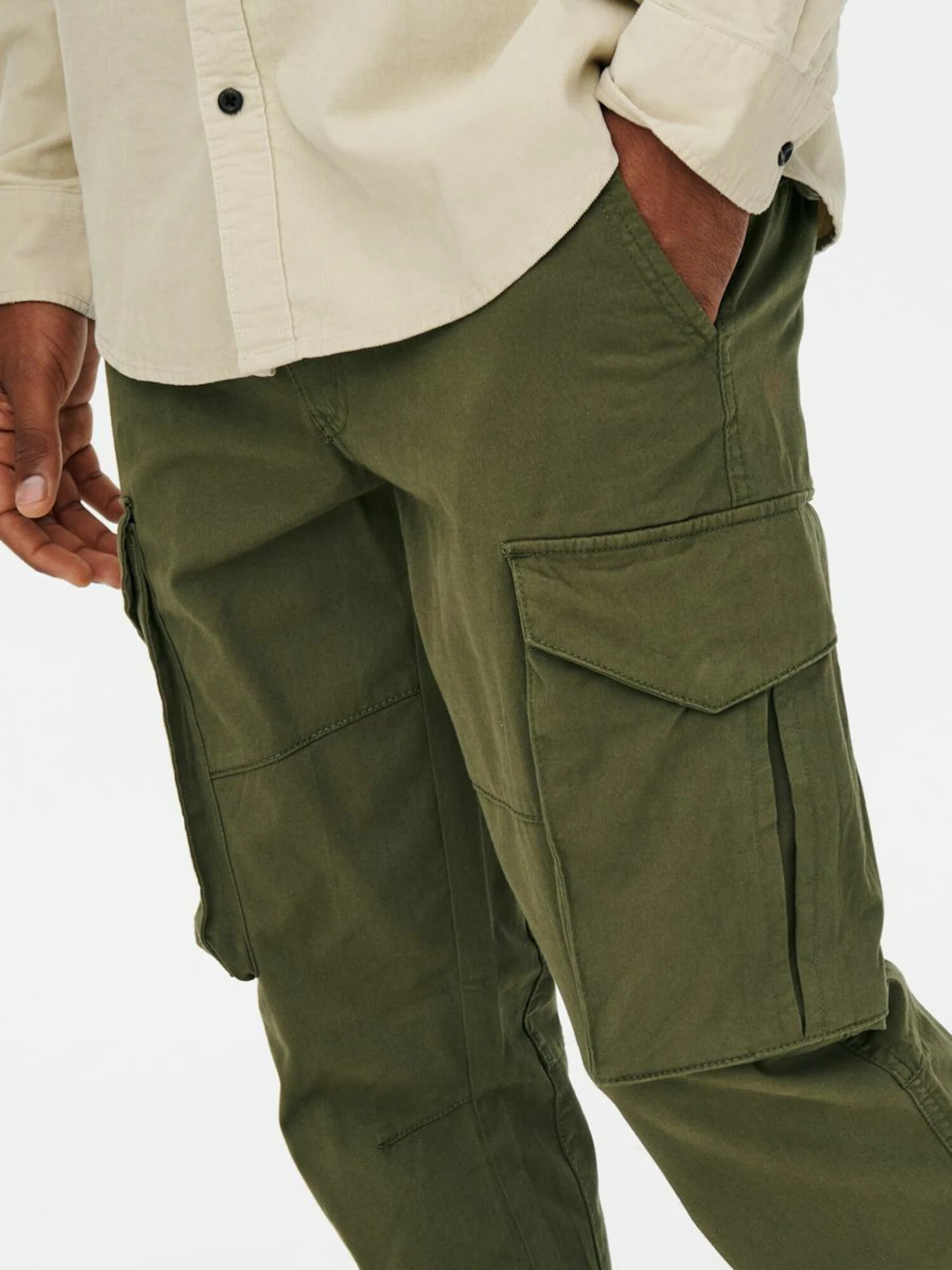 Only & Sons Pantaloni cu buzunare 'Kim' verde - Pled.ro