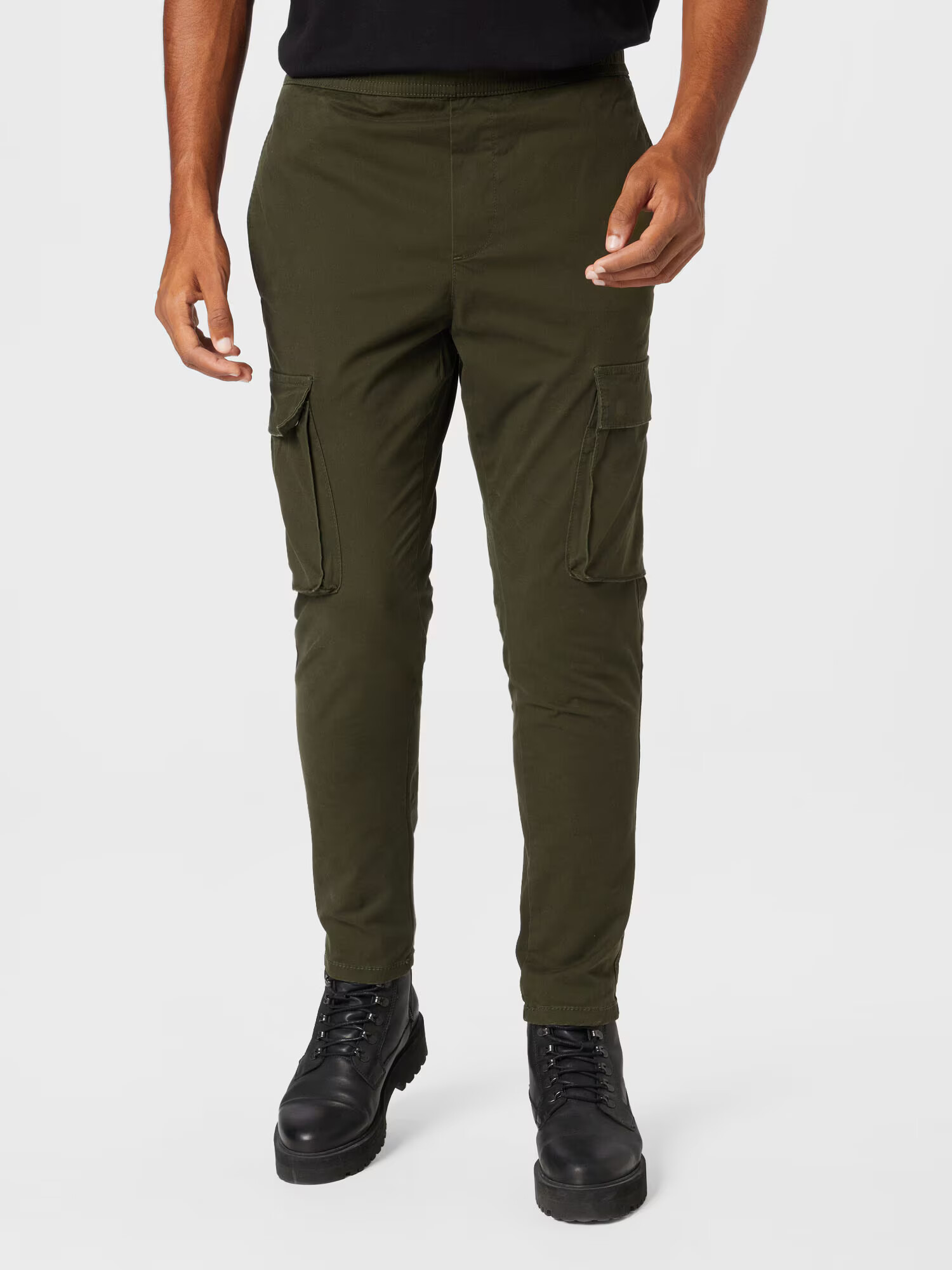 Only & Sons Pantaloni cu buzunare 'Linus' verde închis - Pled.ro