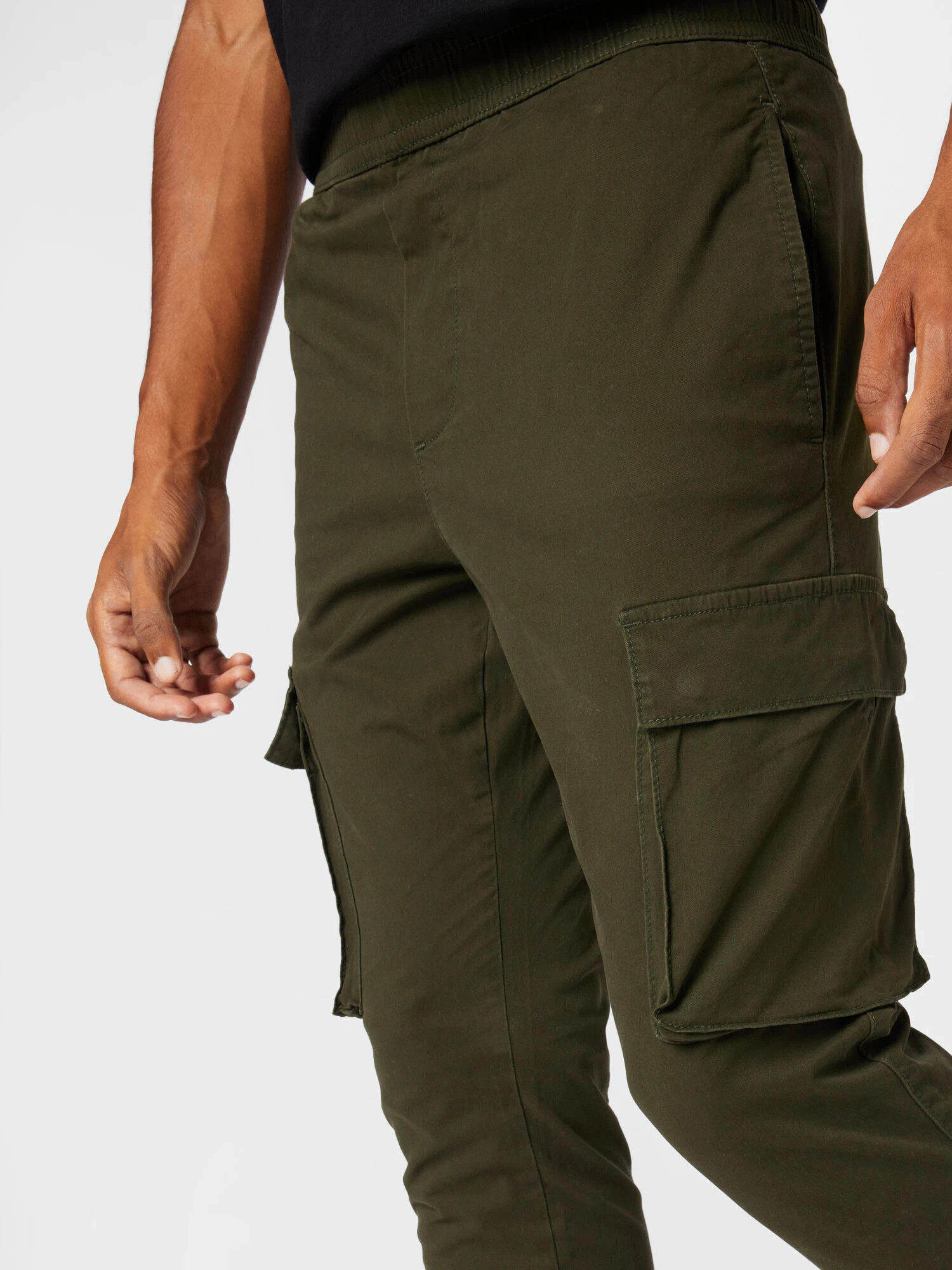 Only & Sons Pantaloni cu buzunare 'Linus' verde închis - Pled.ro