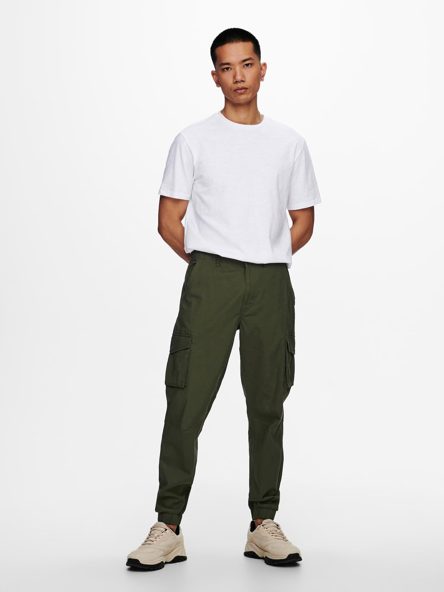 Only & Sons Pantaloni cu buzunare 'Mike' oliv - Pled.ro