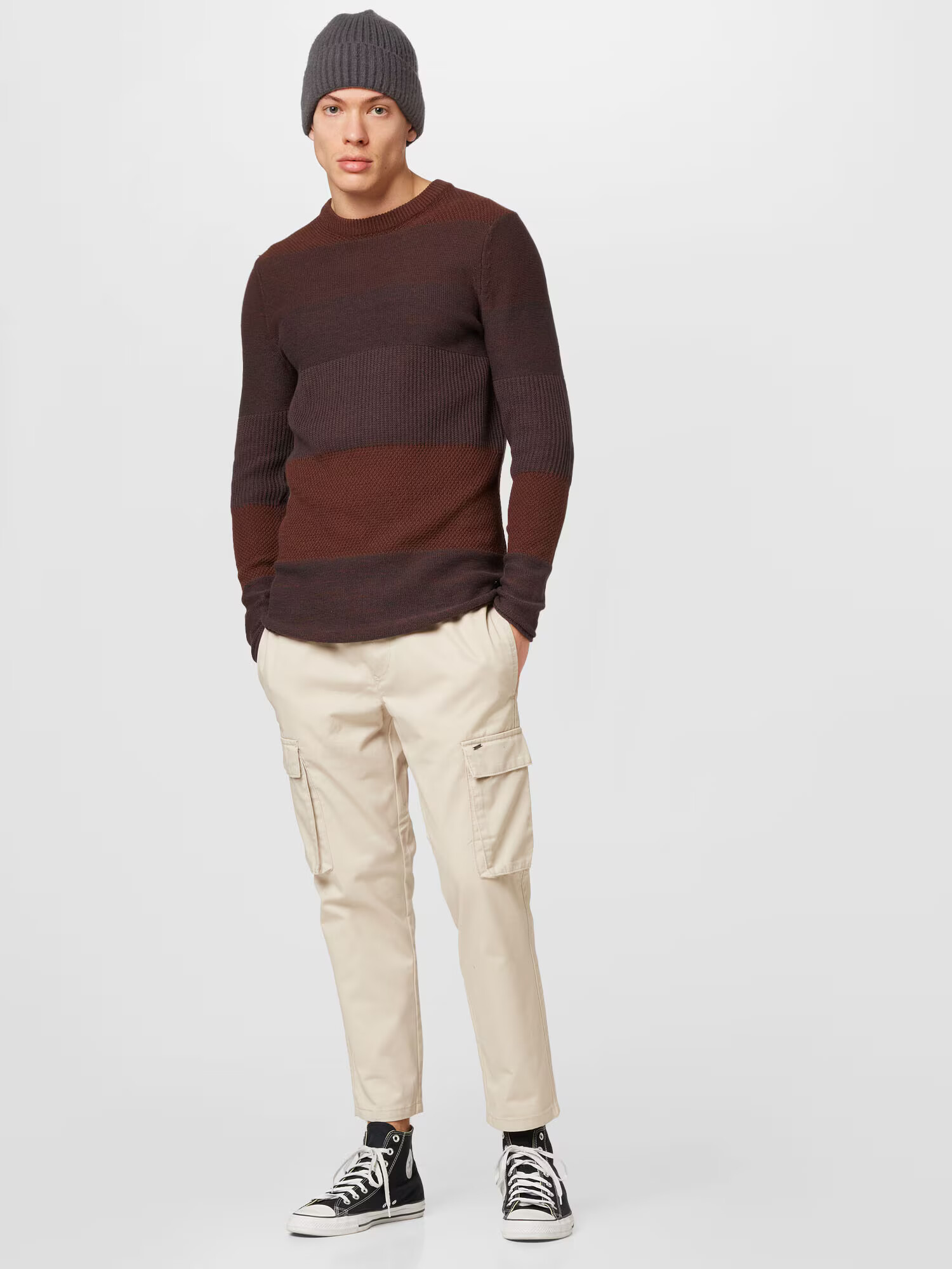 Only & Sons Pantaloni cu buzunare 'ROD' gri deschis - Pled.ro