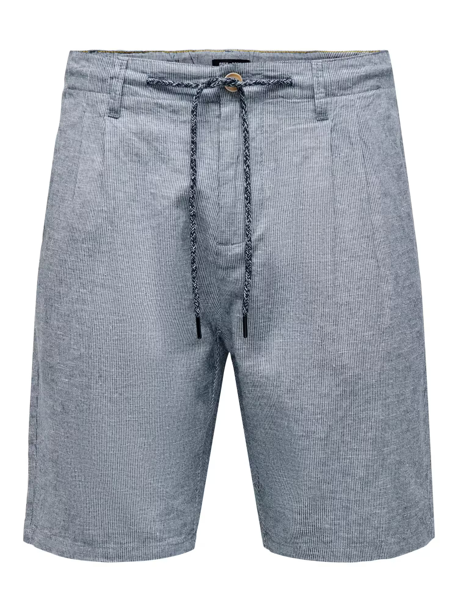 Only & Sons Pantaloni cutați 'LEO' bleumarin / alb natural - Pled.ro