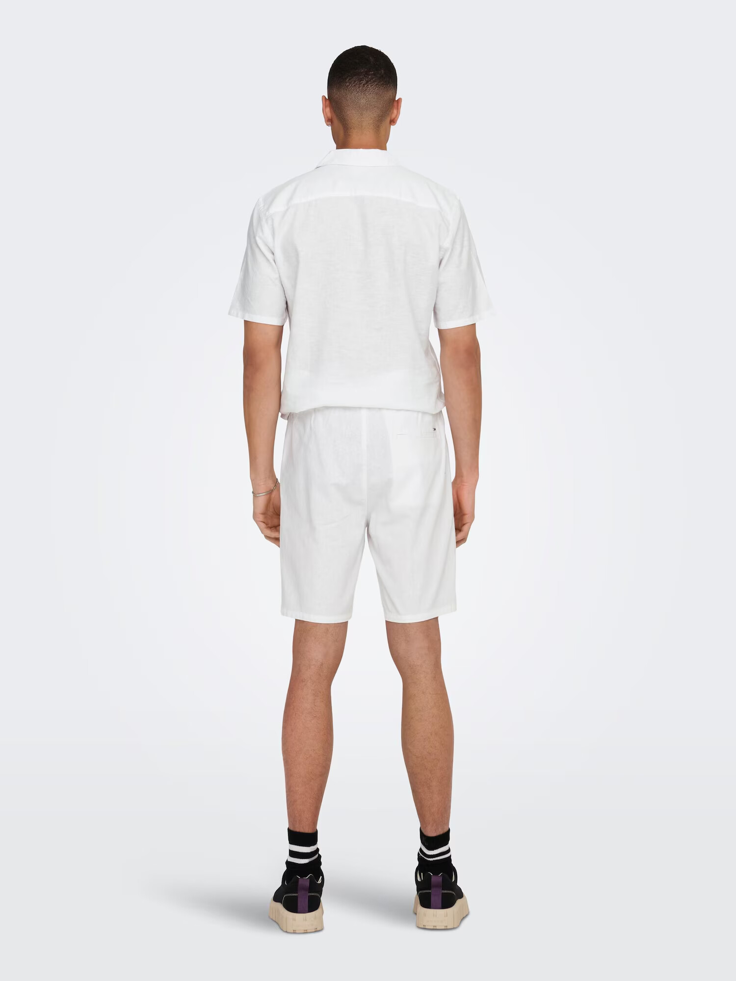 Only & Sons Pantaloni 'Linus' alb - Pled.ro