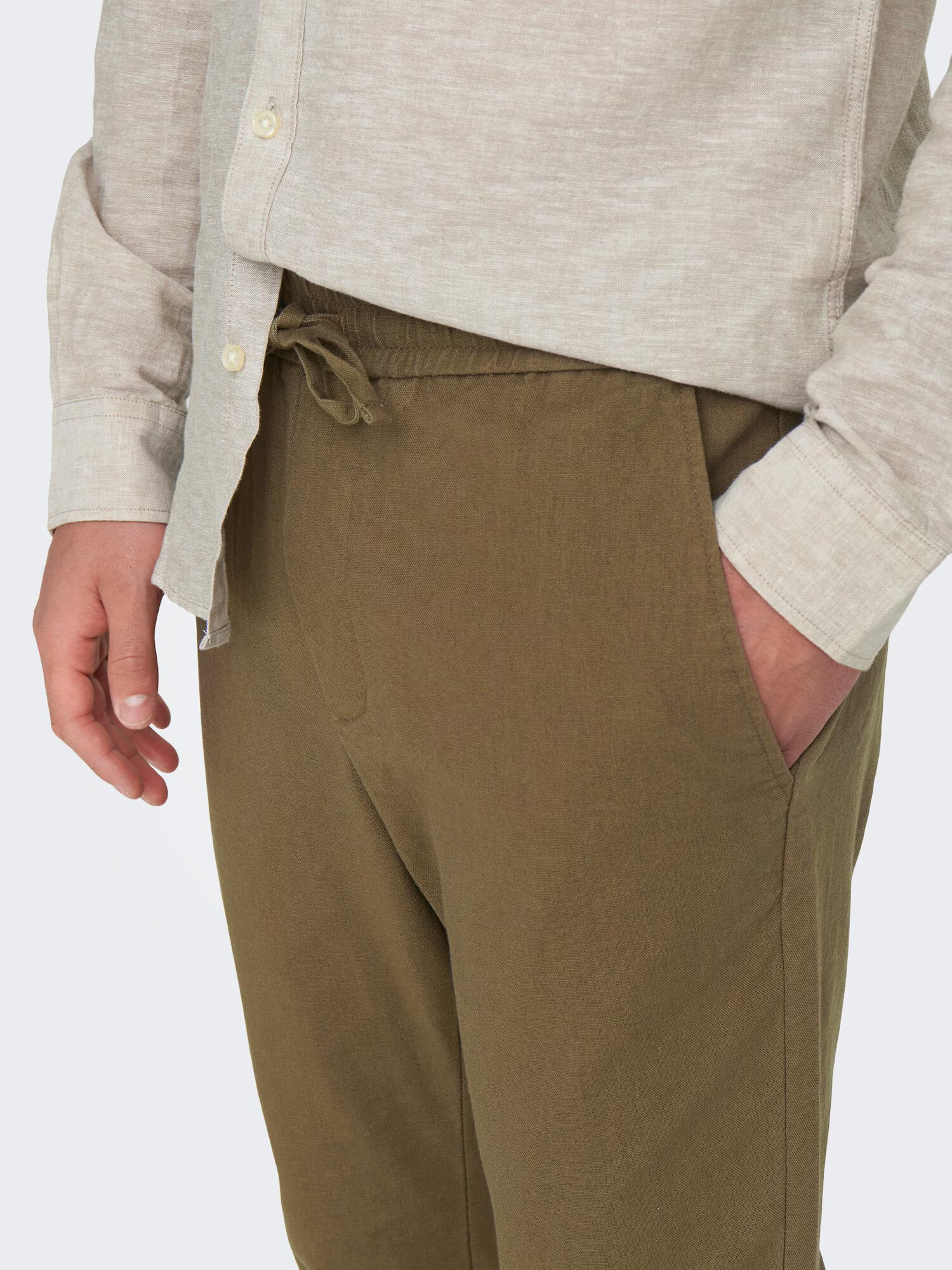 Only & Sons Pantaloni 'Linus' oliv - Pled.ro