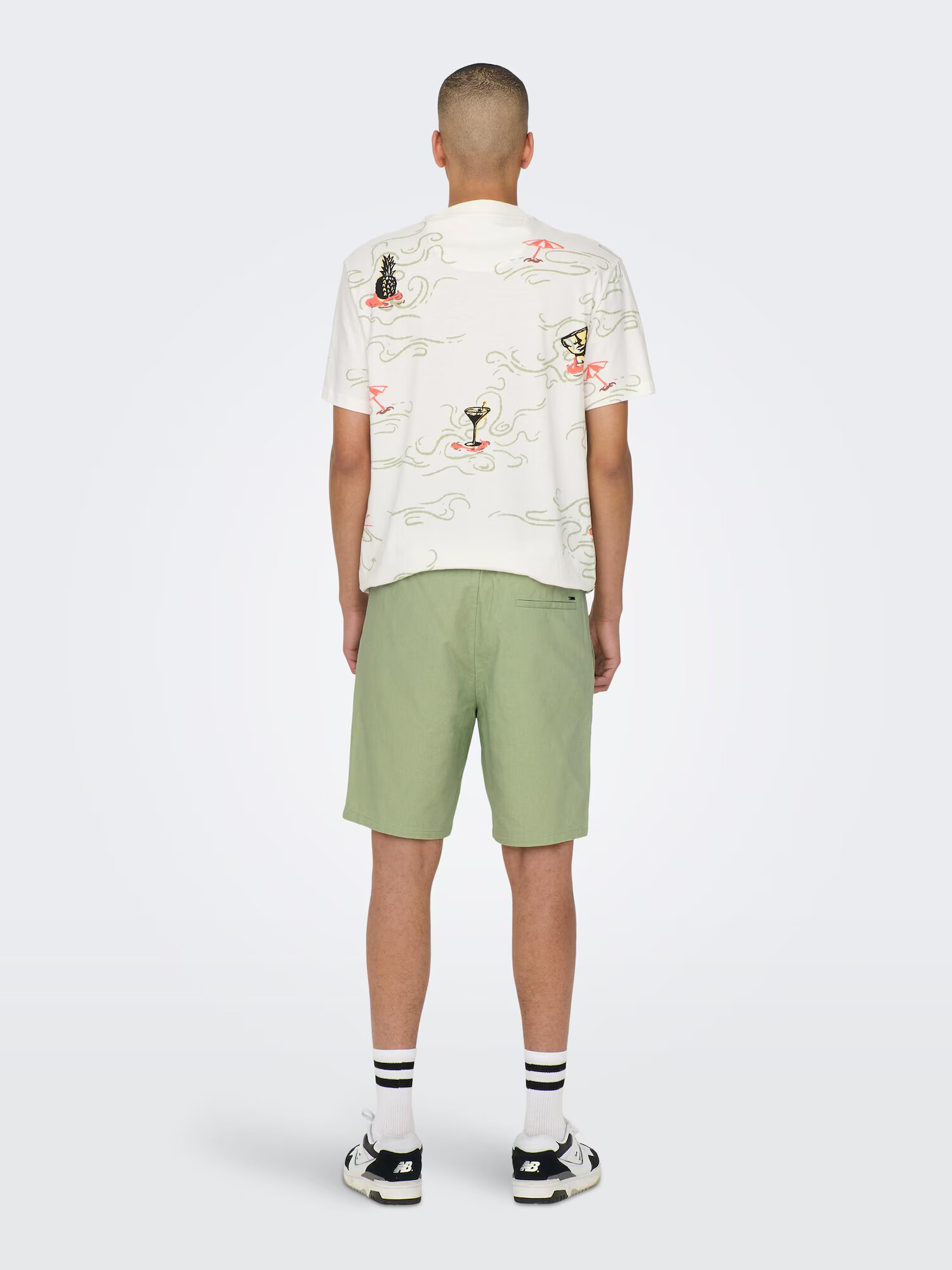 Only & Sons Pantaloni 'Linus' verde - Pled.ro