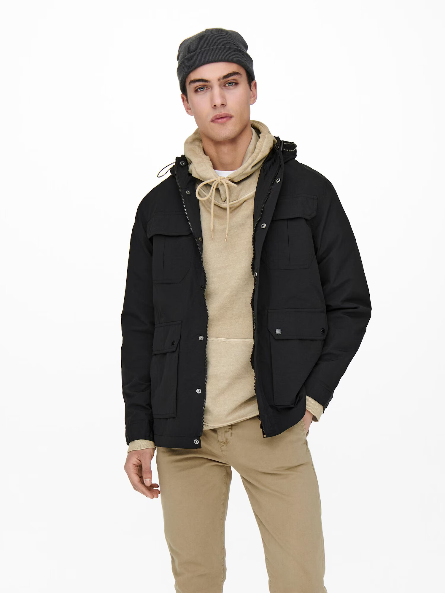 Only & Sons Parka de iarnă 'Noah' negru - Pled.ro