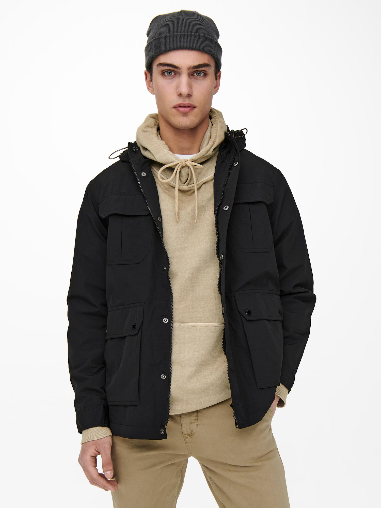 Only & Sons Parka de iarnă 'Noah' negru - Pled.ro