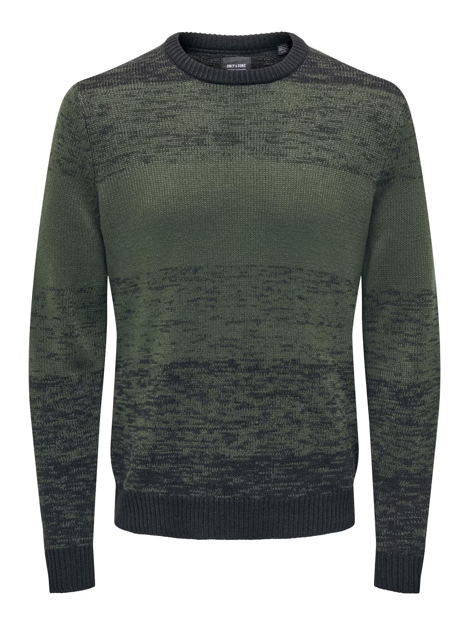 Only & Sons Pulover 'BENN' gri grafit / verde închis - Pled.ro