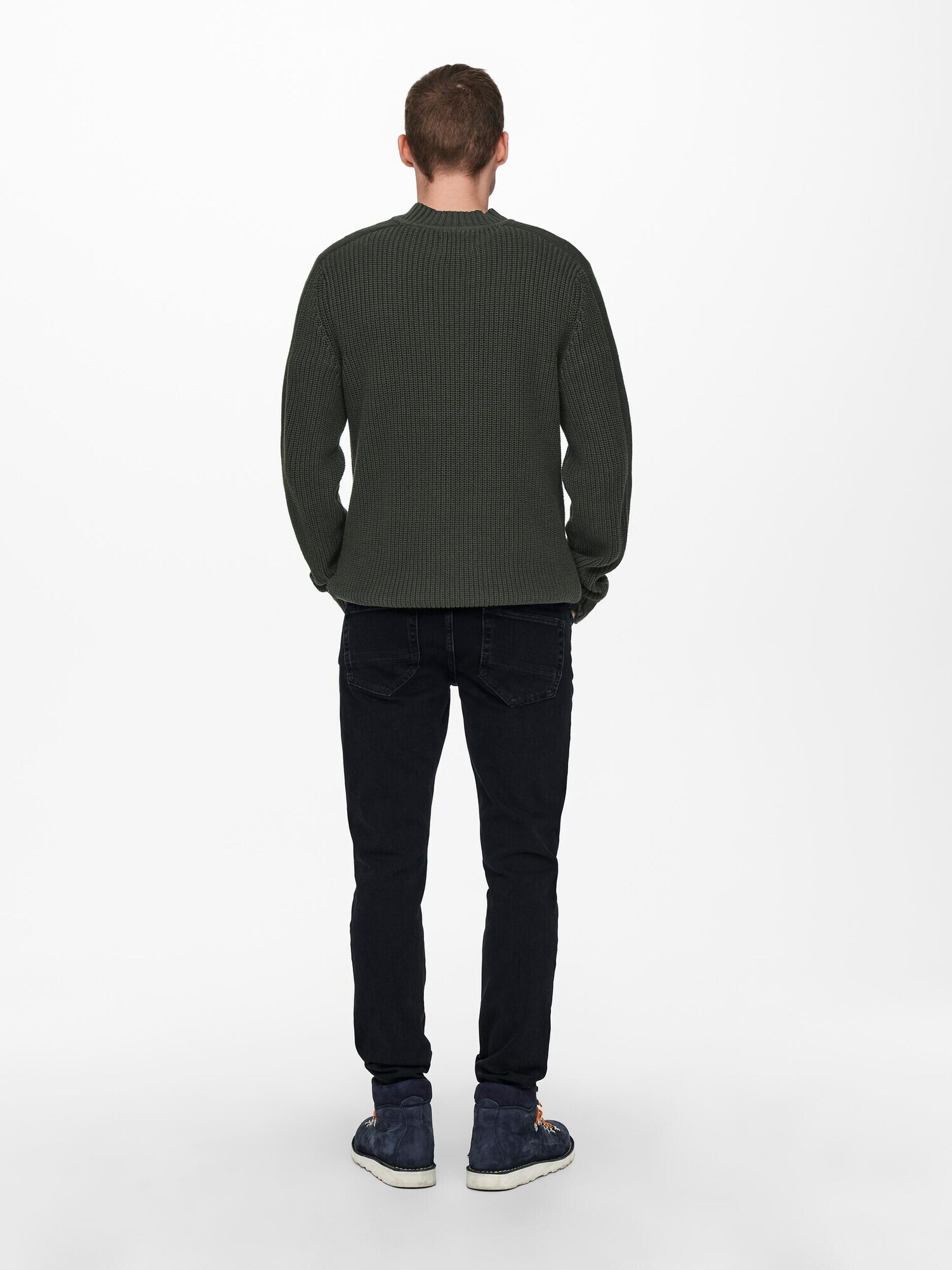 Only & Sons Pulover 'Blaze' verde închis - Pled.ro