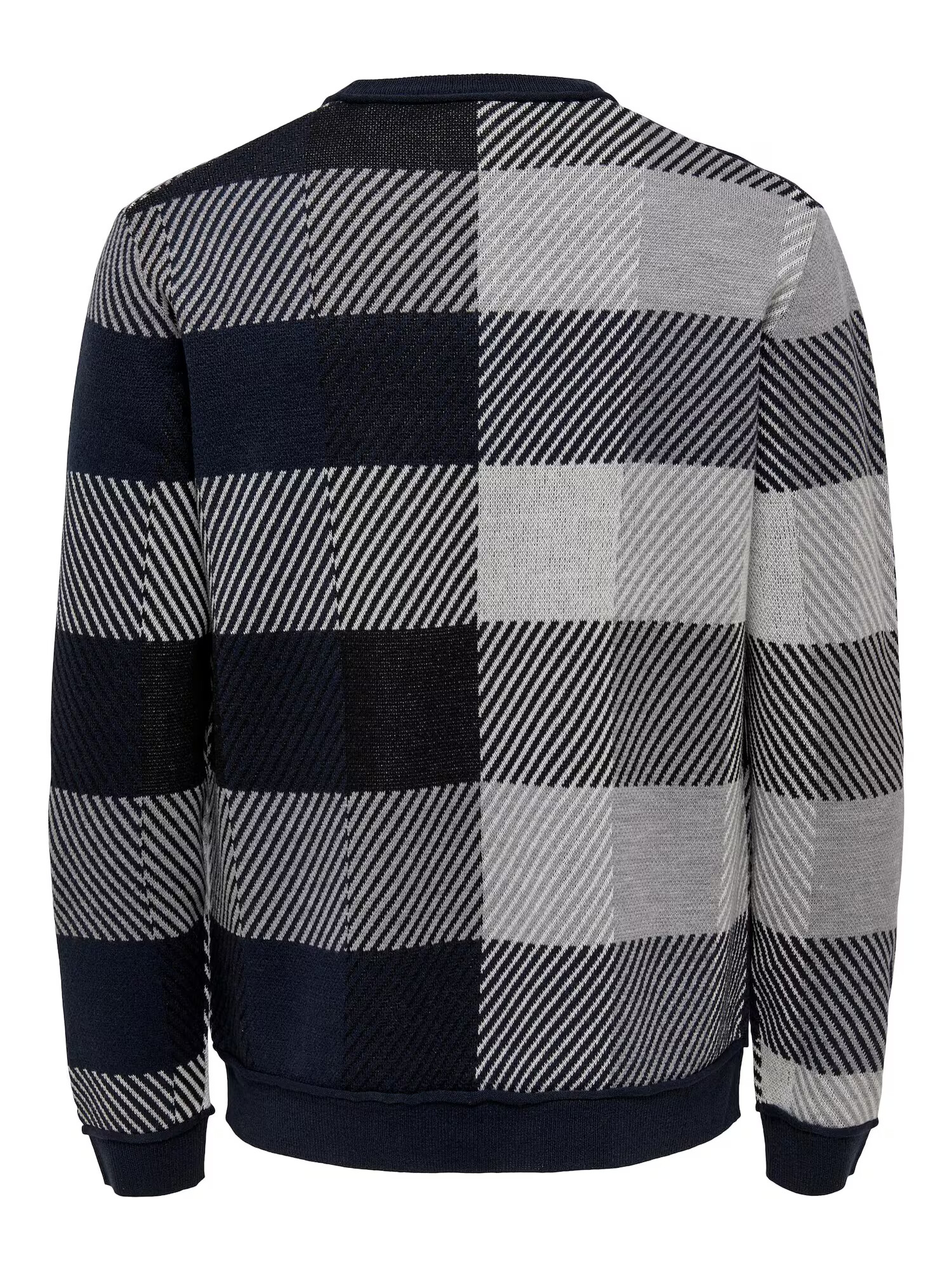 Only & Sons Pulover 'Pearson' bleumarin / gri deschis / negru - Pled.ro