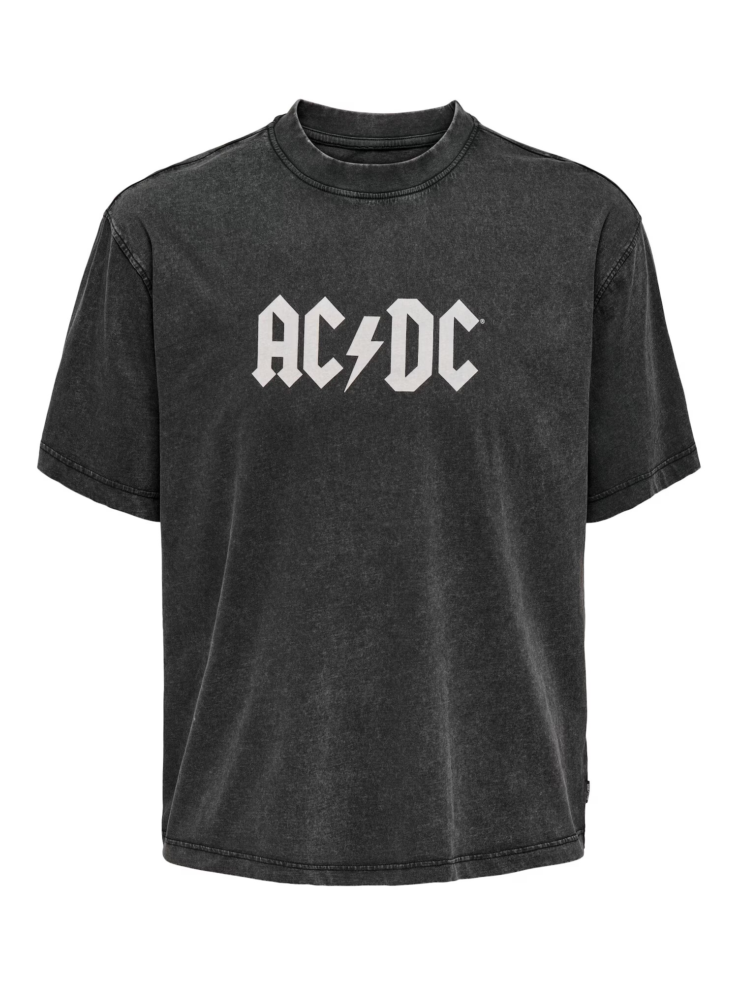 Only & Sons Tricou 'ACDC' negru / alb - Pled.ro