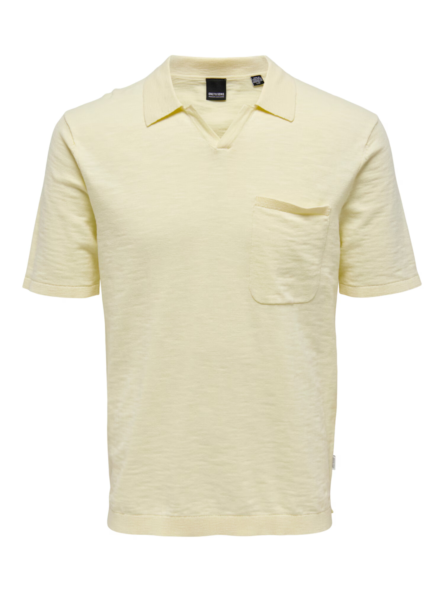 Only & Sons Tricou 'Ace' galben pastel - Pled.ro