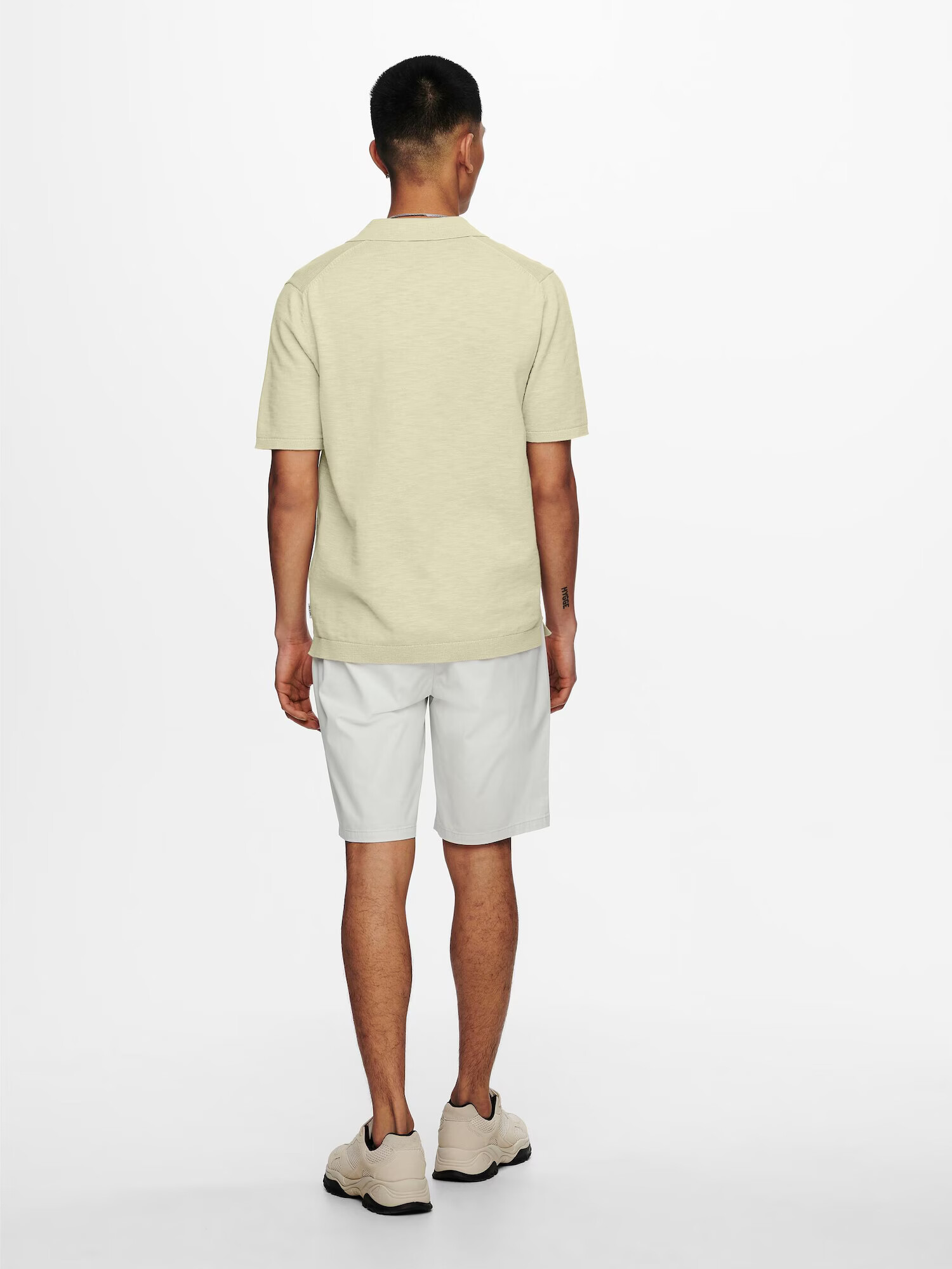 Only & Sons Tricou 'Ace' galben pastel - Pled.ro