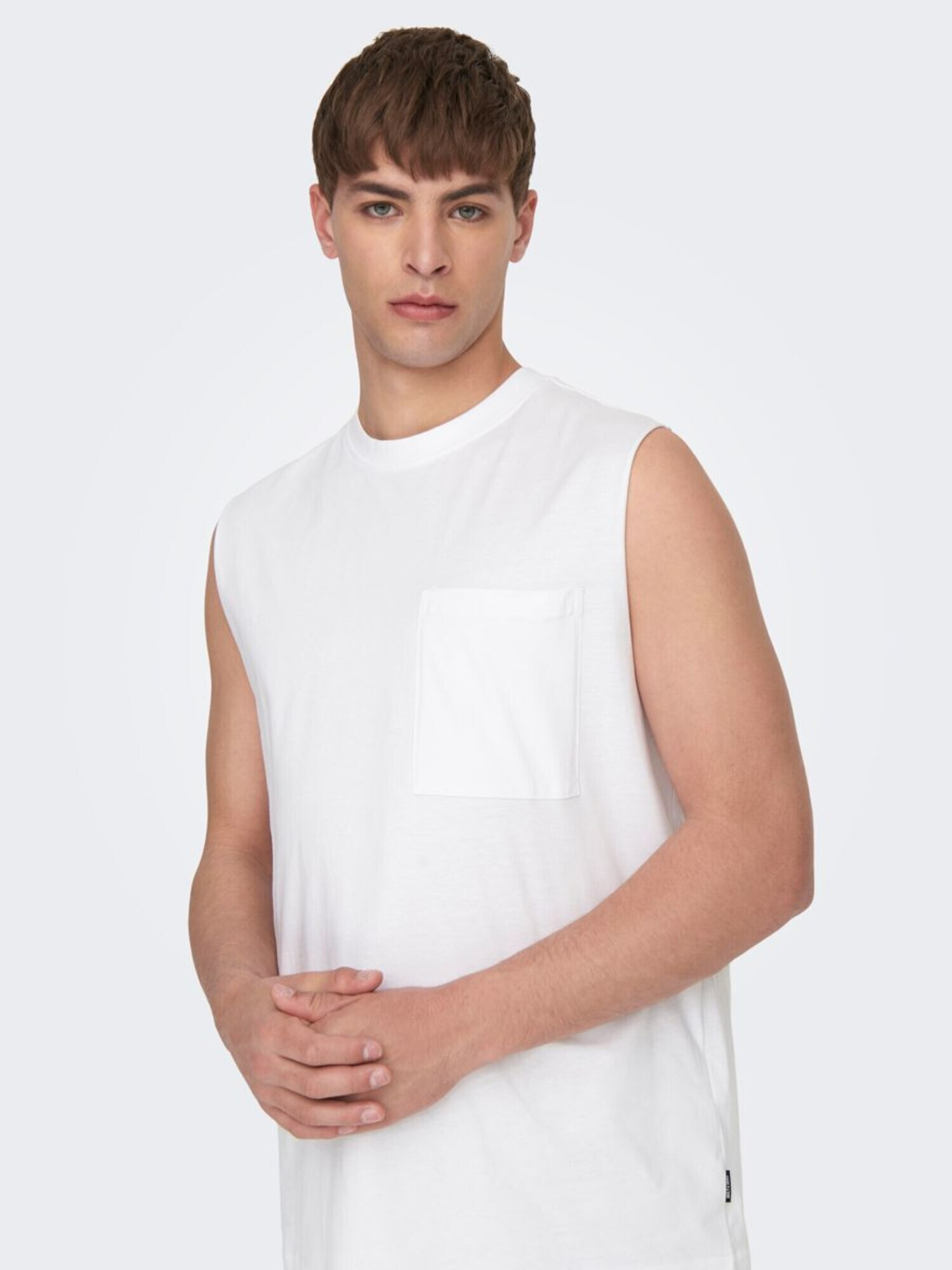 Only & Sons Tricou 'Fred' alb - Pled.ro