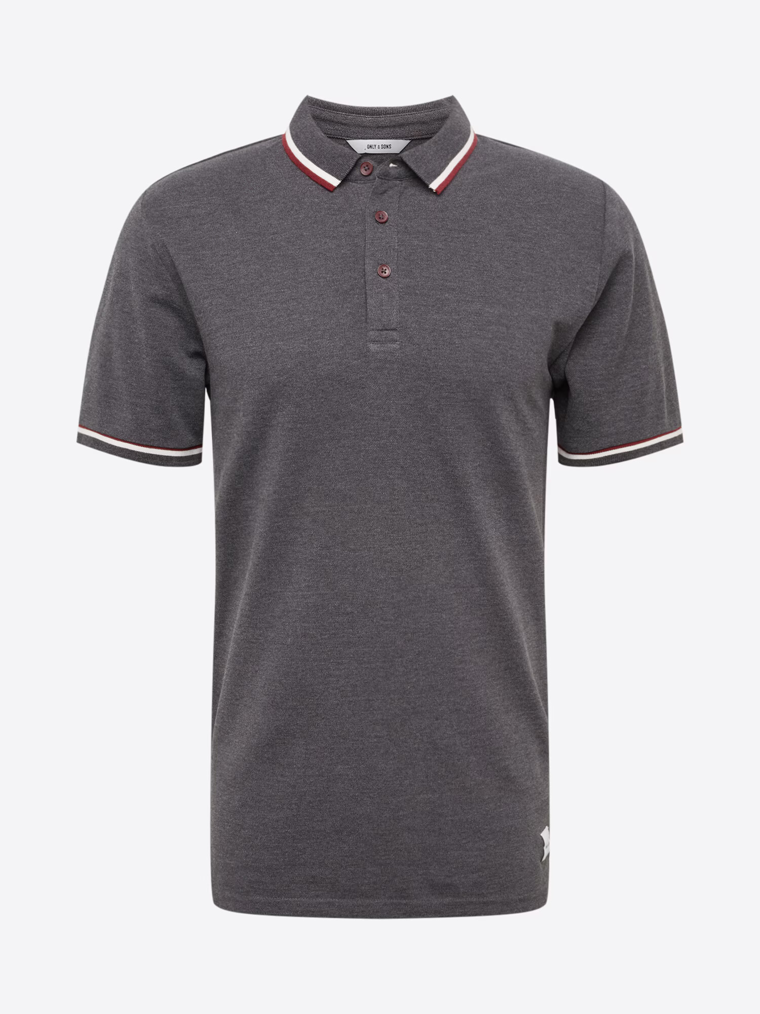 Only & Sons Tricou gri închis - Pled.ro