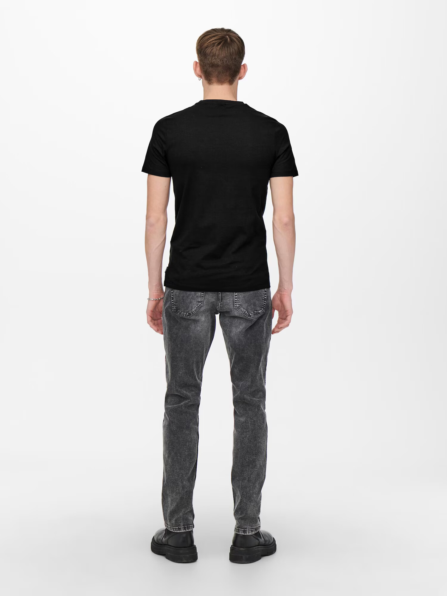 Only & Sons Tricou negru - Pled.ro