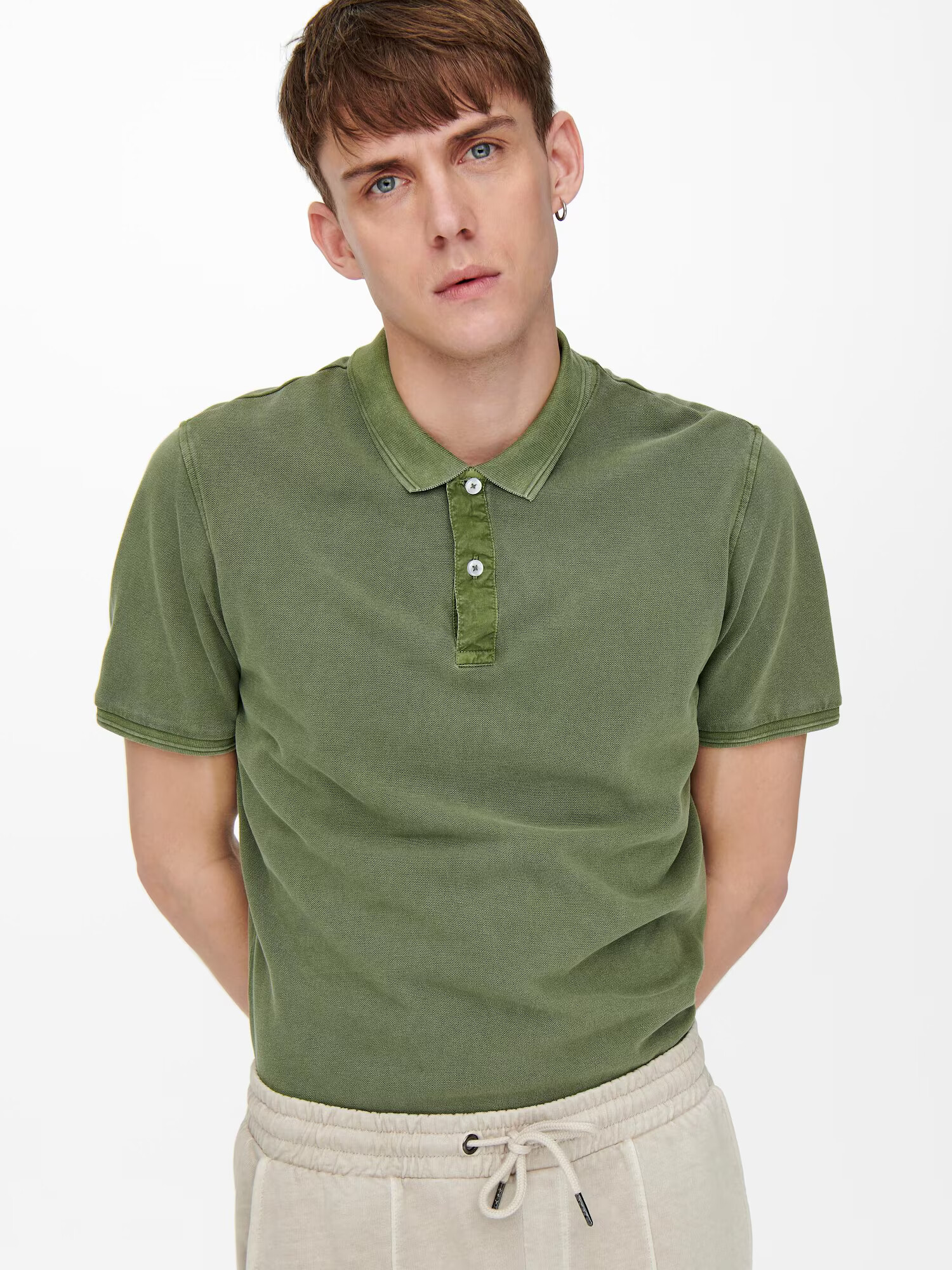 Only & Sons Tricou 'Travis' verde - Pled.ro