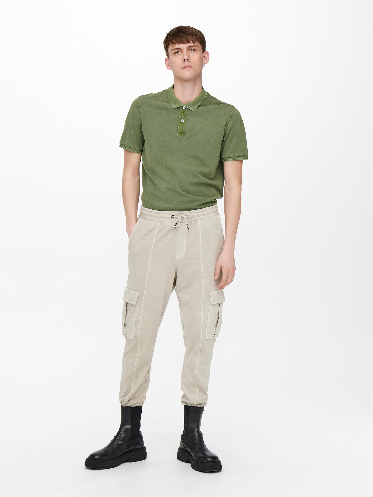 Only & Sons Tricou 'Travis' verde - Pled.ro