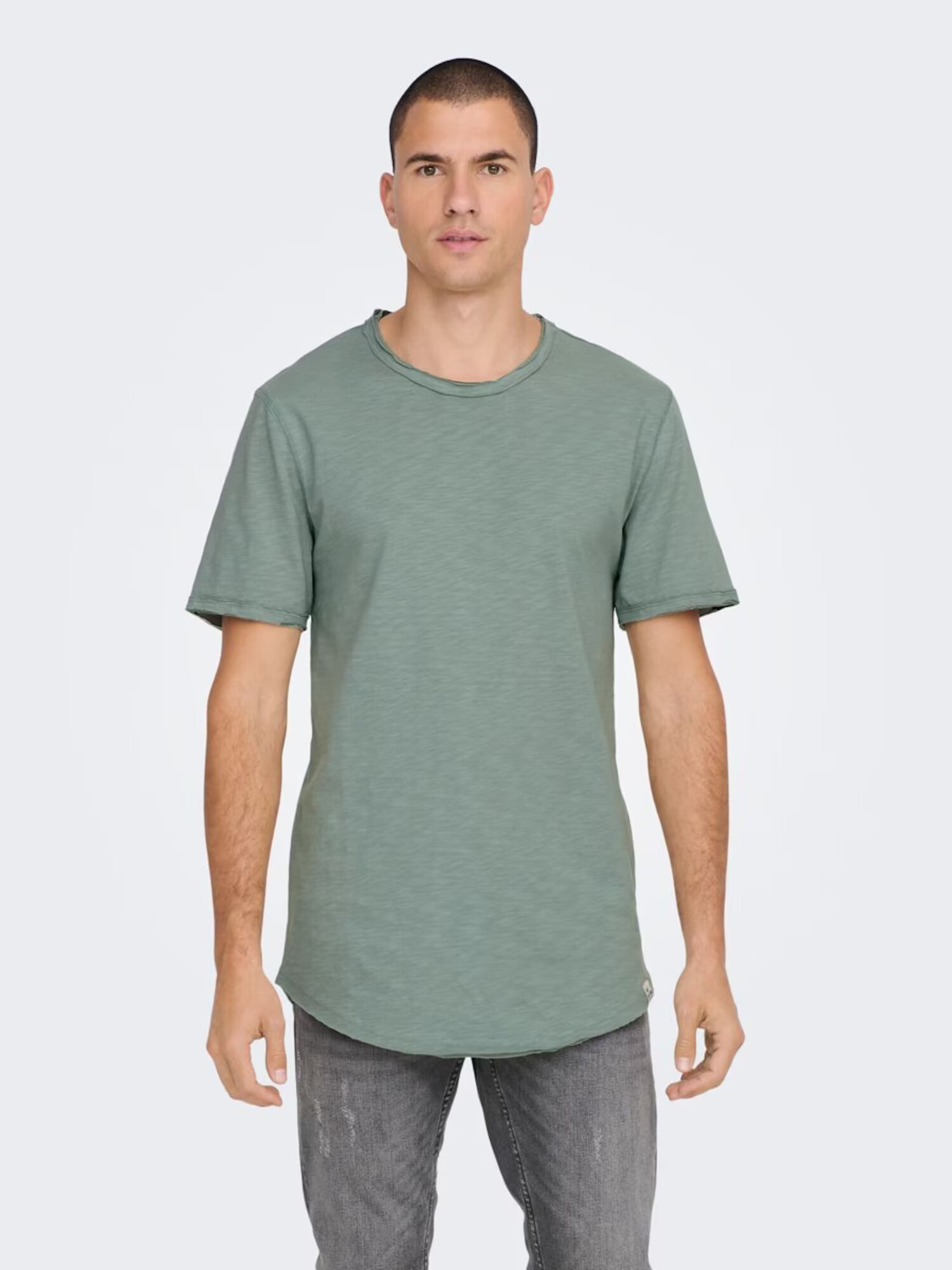 Only & Sons Tricou 'Benne' verde jad - Pled.ro