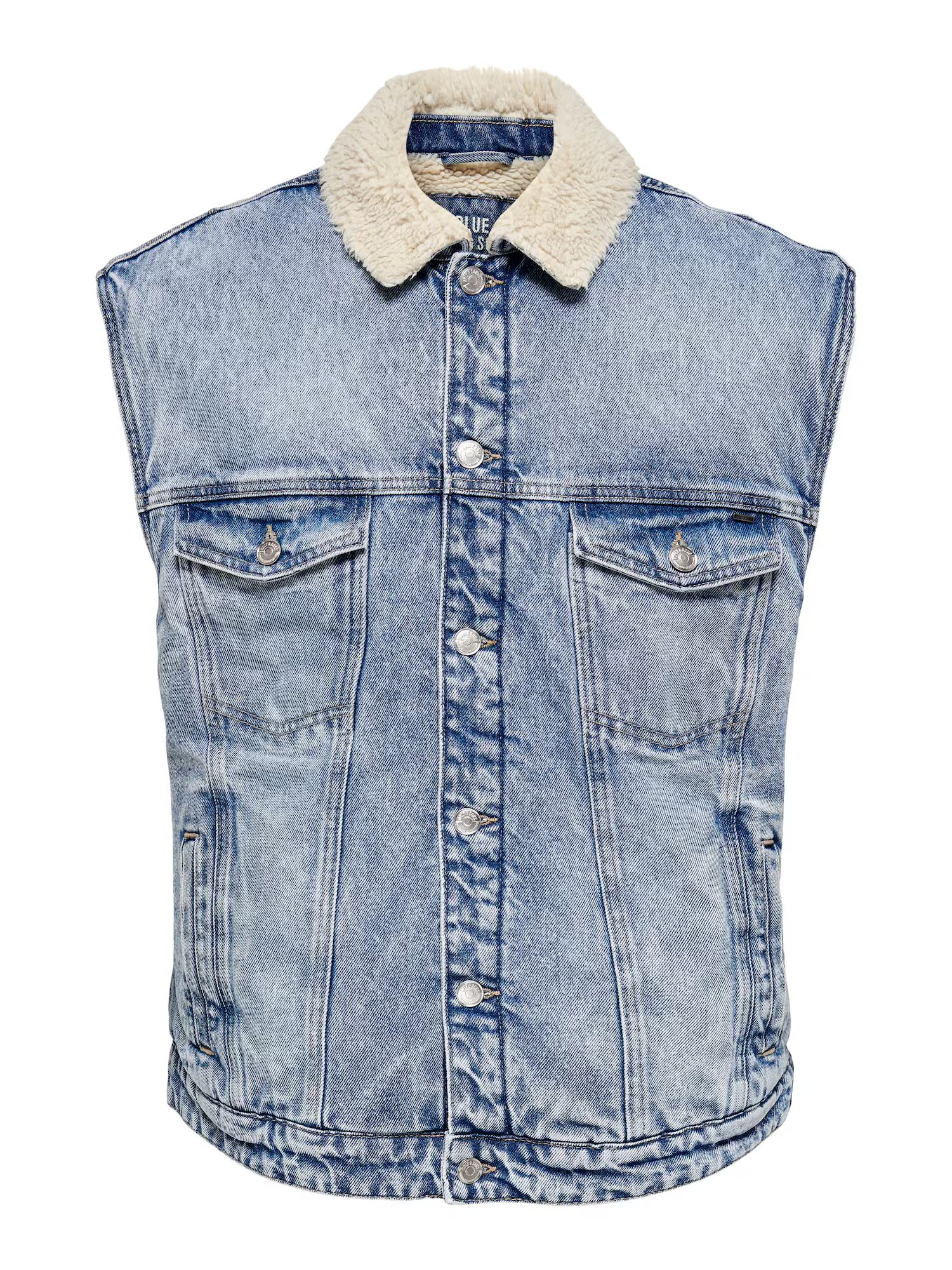 Only & Sons Vestă 'Rick' albastru denim - Pled.ro