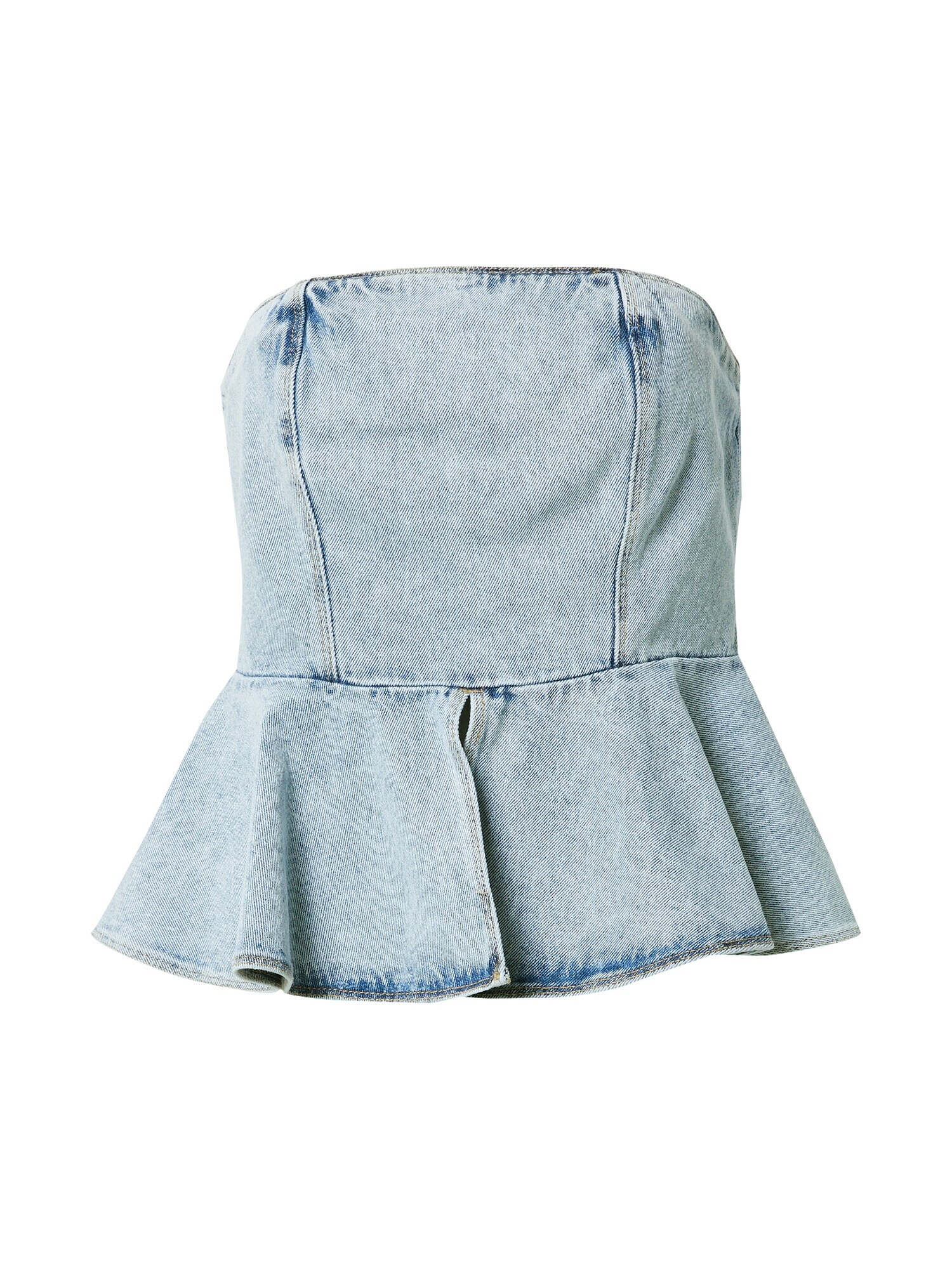 ONLY Top 'Justine' albastru denim - Pled.ro