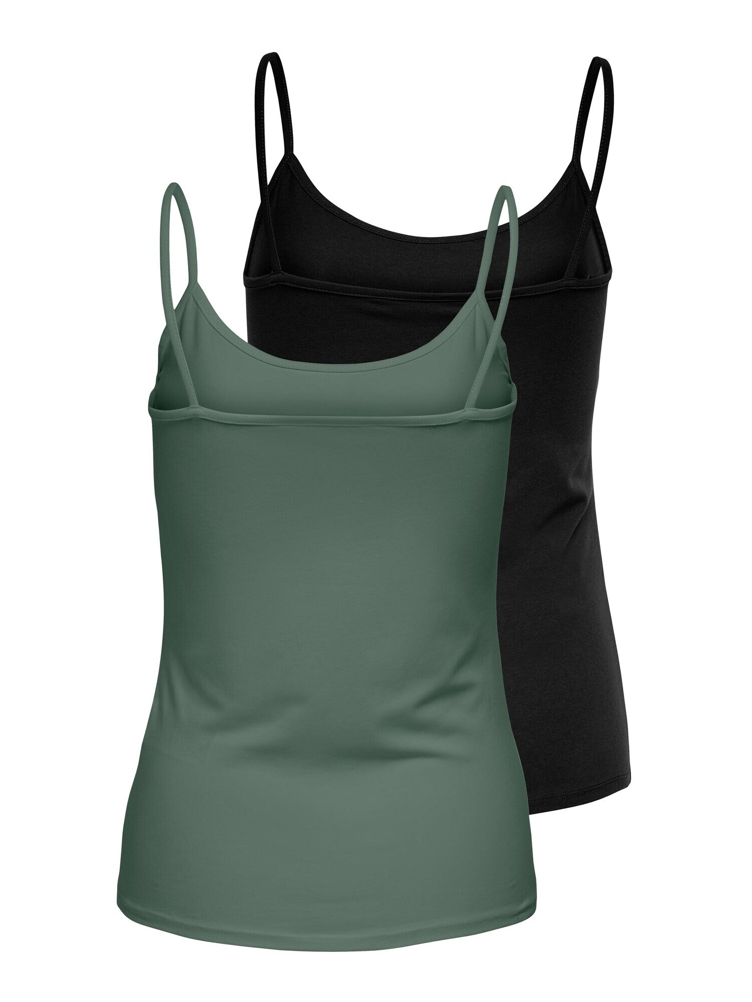 ONLY Top 'Love' verde / negru - Pled.ro