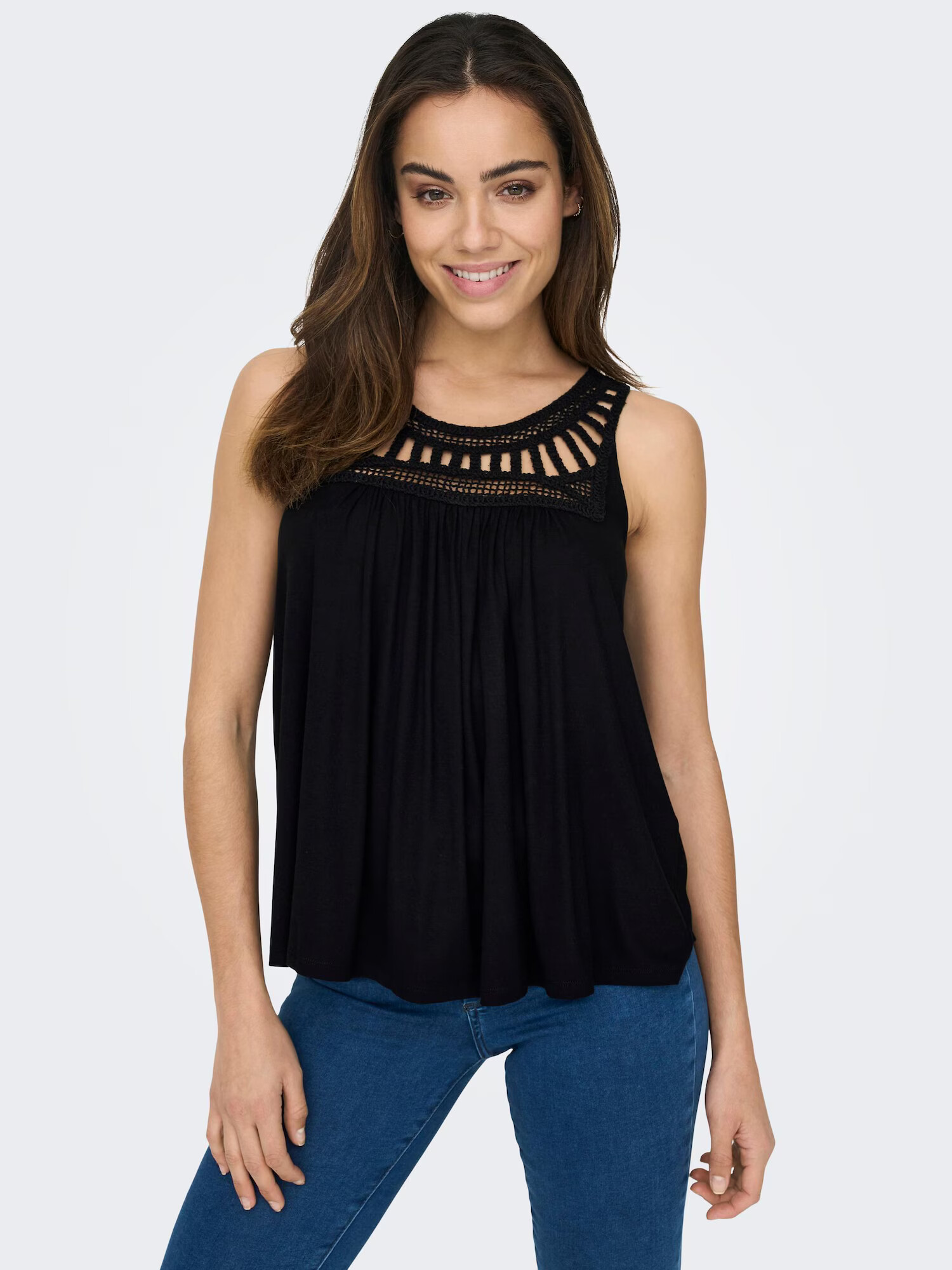 ONLY Top negru - Pled.ro