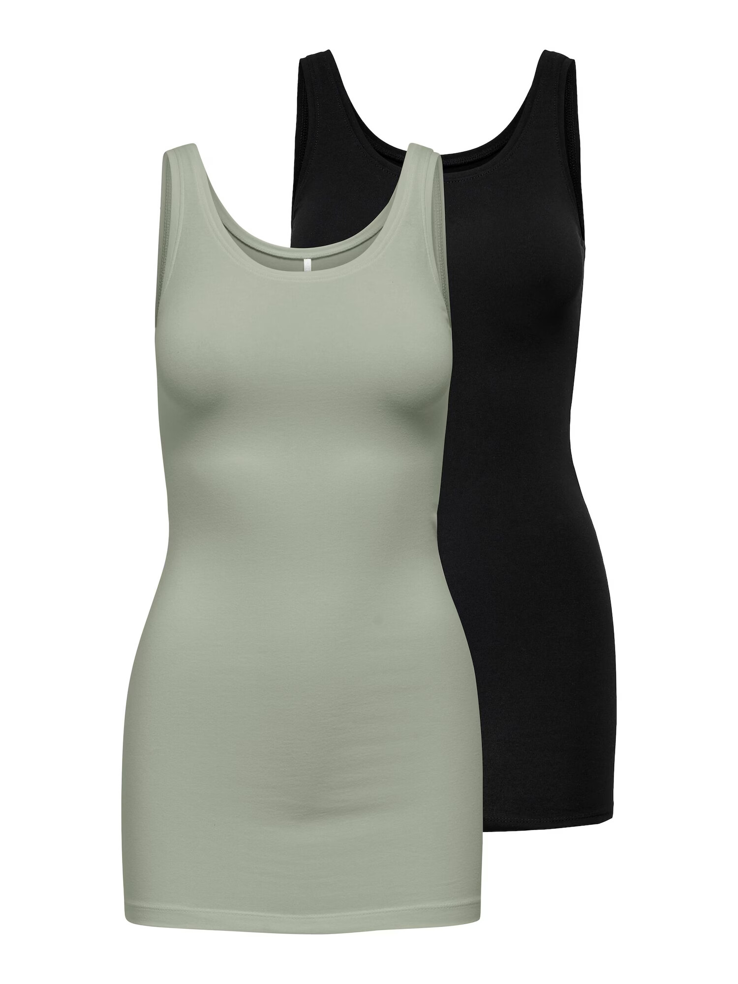 ONLY Top verde pastel / negru - Pled.ro