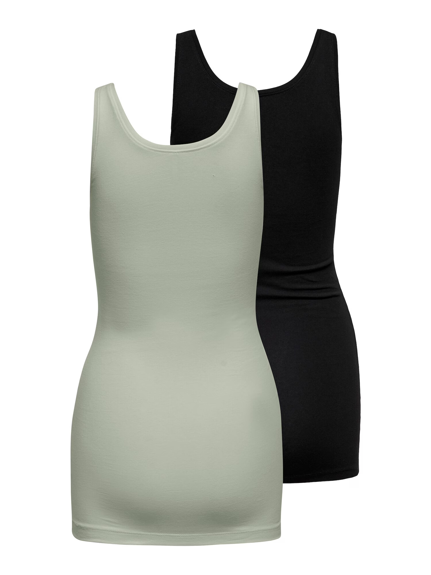 ONLY Top verde pastel / negru - Pled.ro