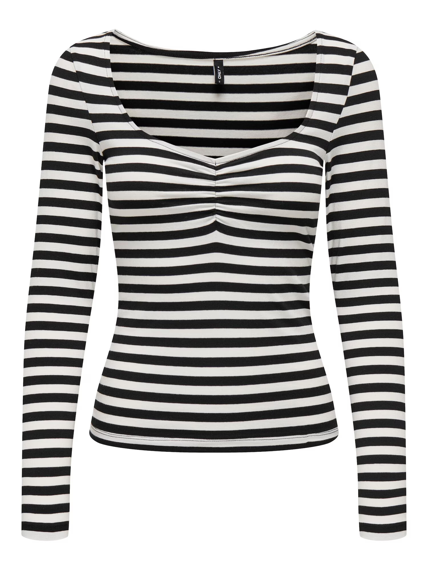 ONLY Tricou 'FIFI' negru / alb - Pled.ro