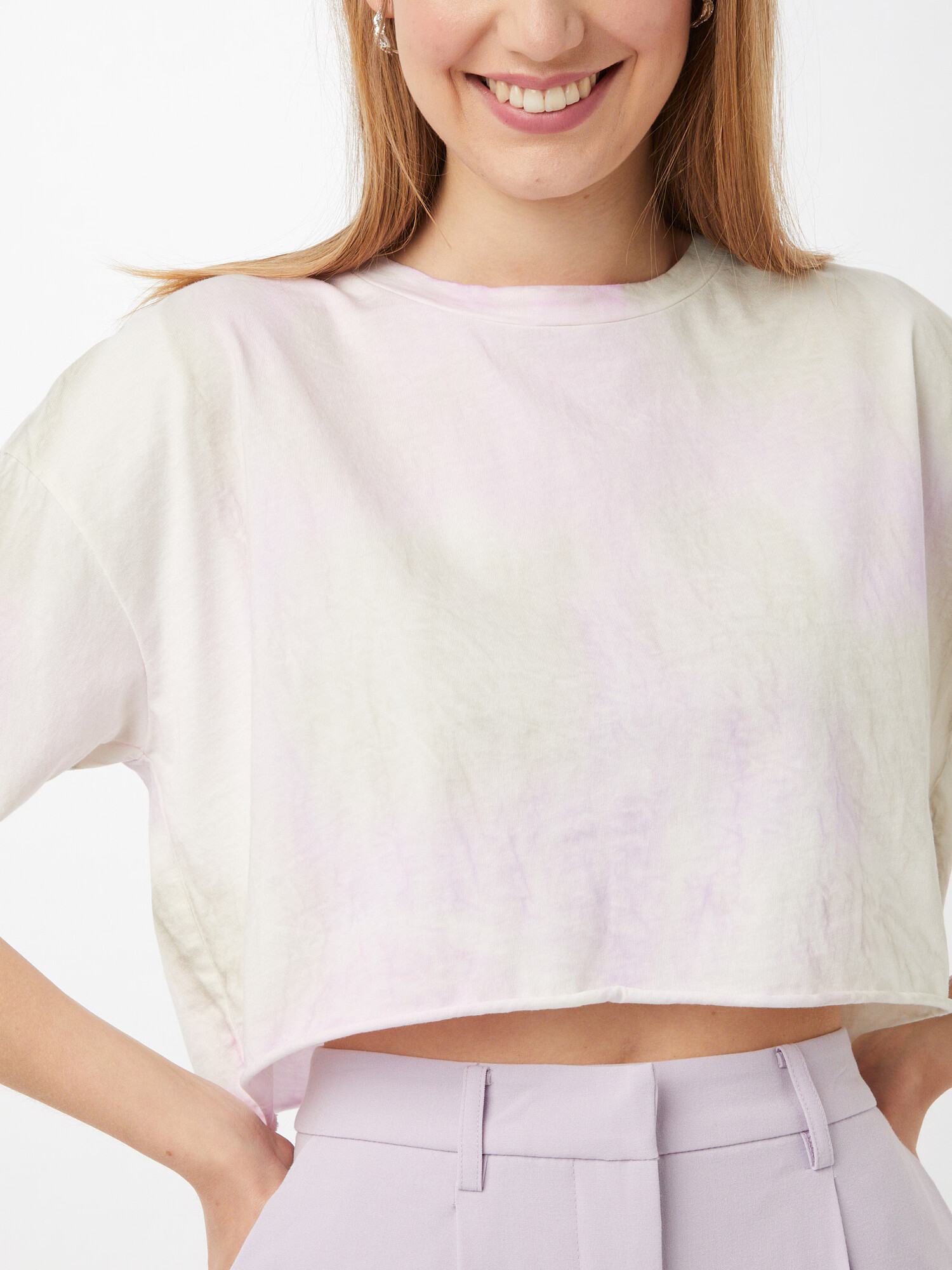 ONLY Tricou galben pastel / mov orhidee / roșu pastel / alb - Pled.ro