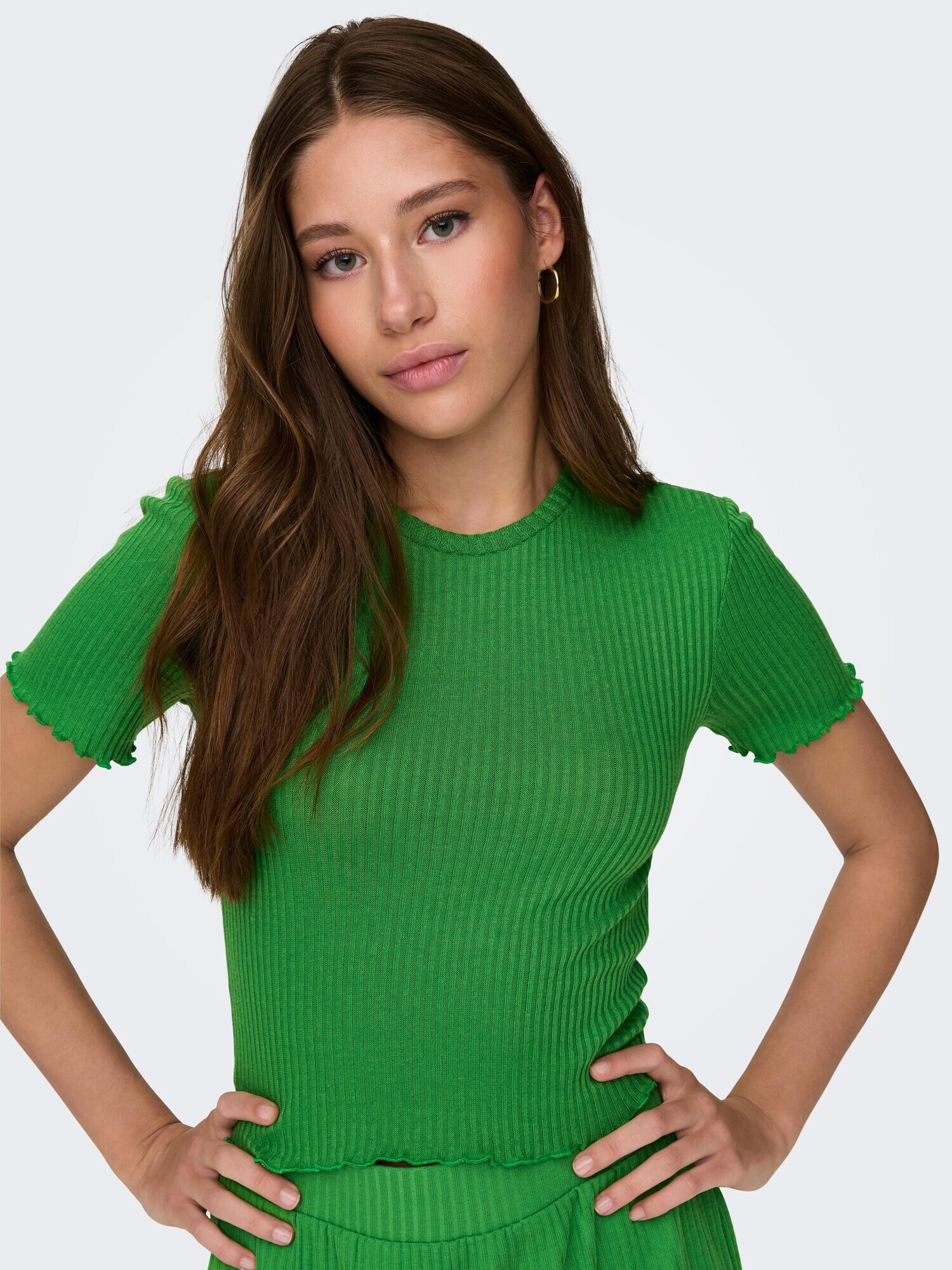 ONLY Tricou 'JANIE' verde - Pled.ro