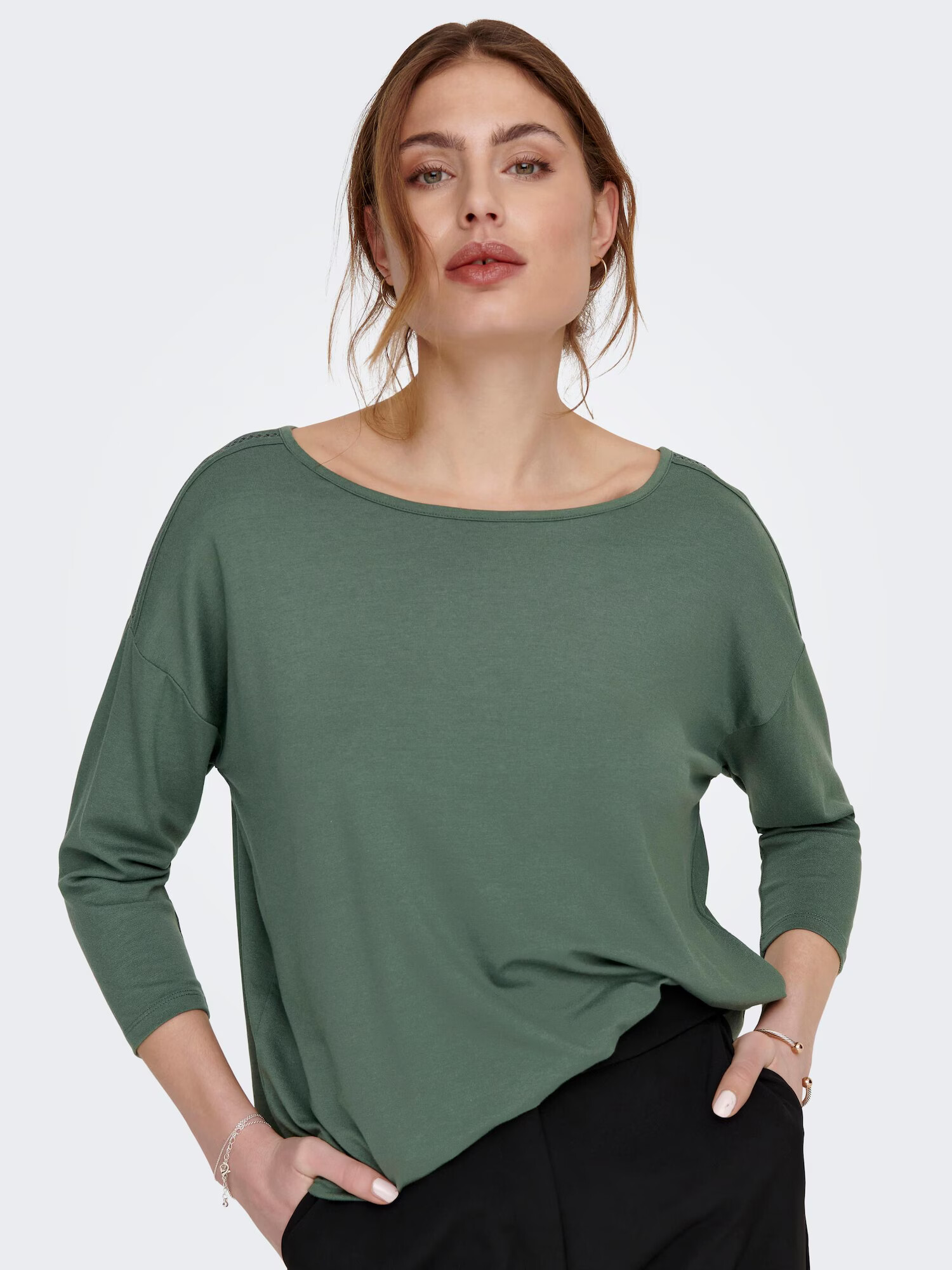 ONLY Tricou 'MOSTER' verde închis - Pled.ro