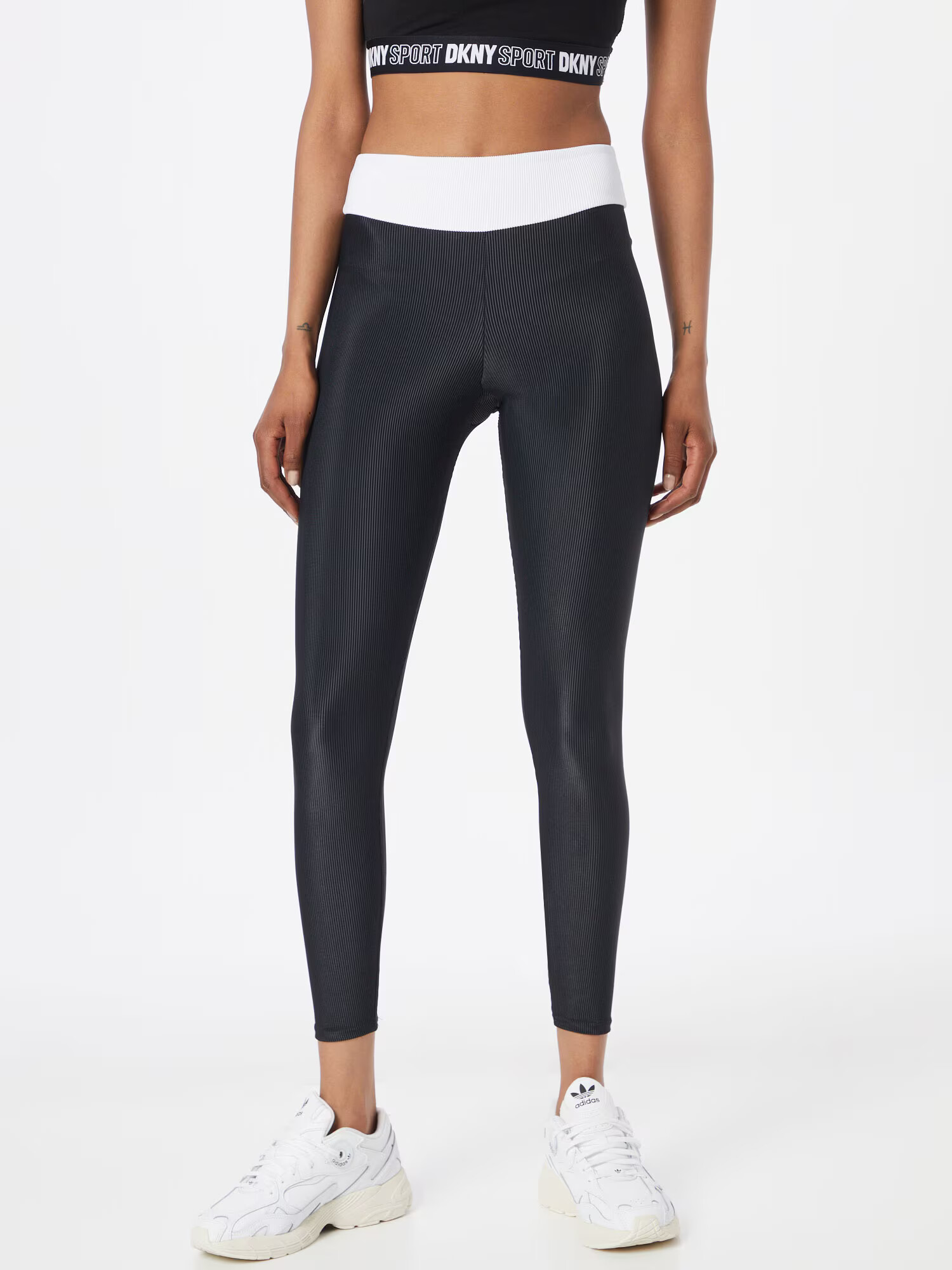 Onzie Pantaloni sport negru / alb - Pled.ro