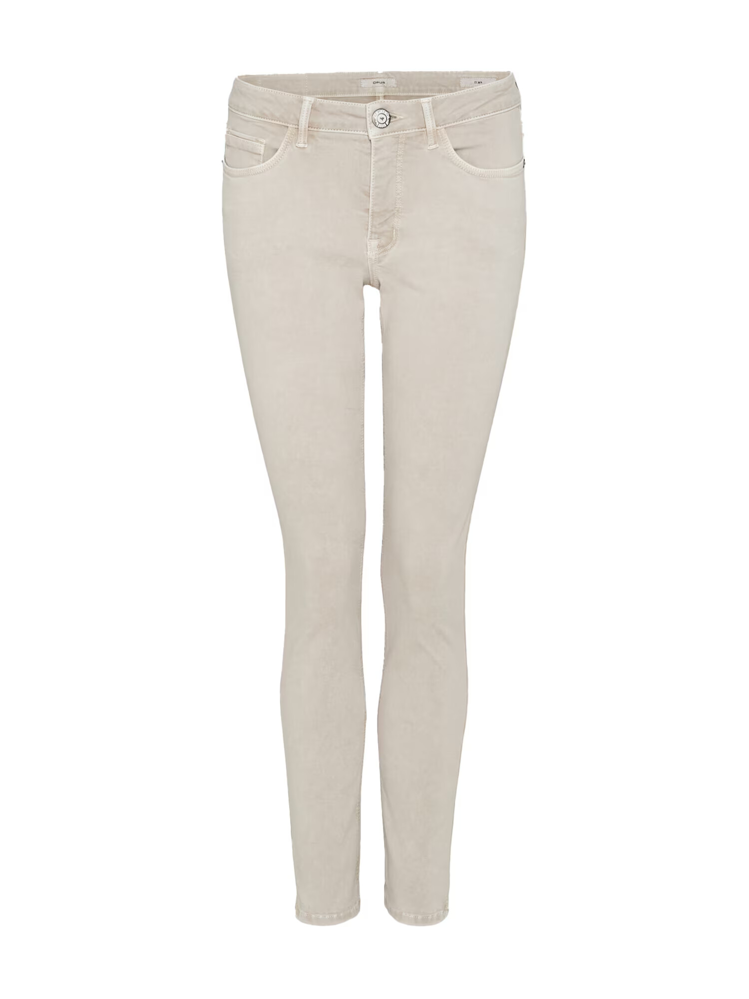 OPUS Jeans 'Elma' alb kitt - Pled.ro