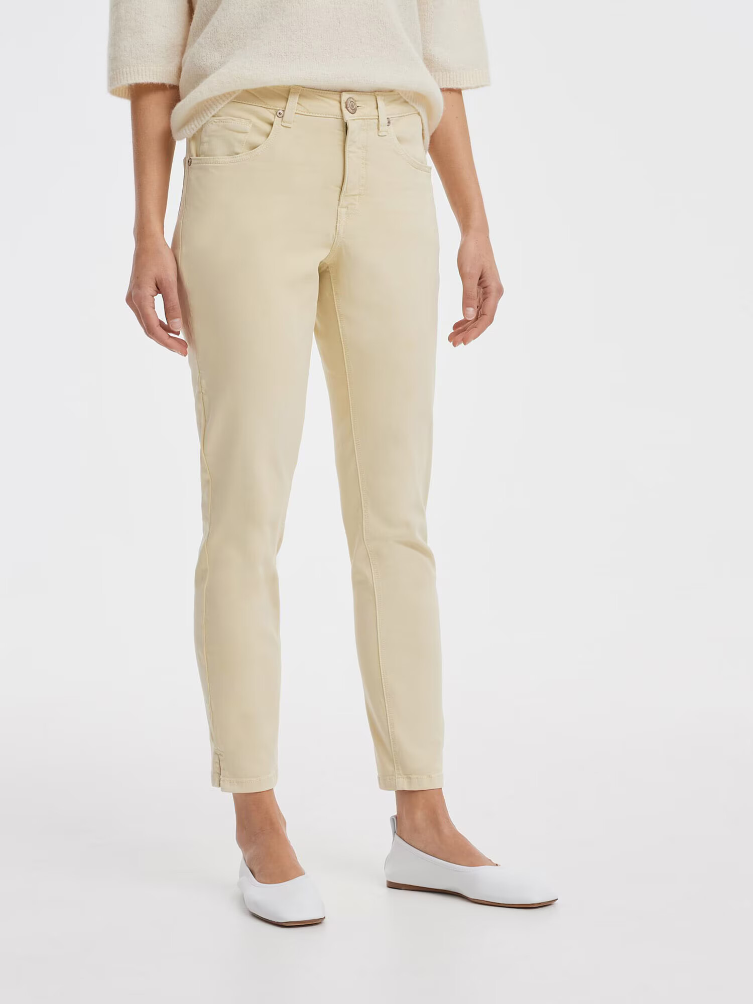 OPUS Jeans 'Elma' galben pastel - Pled.ro