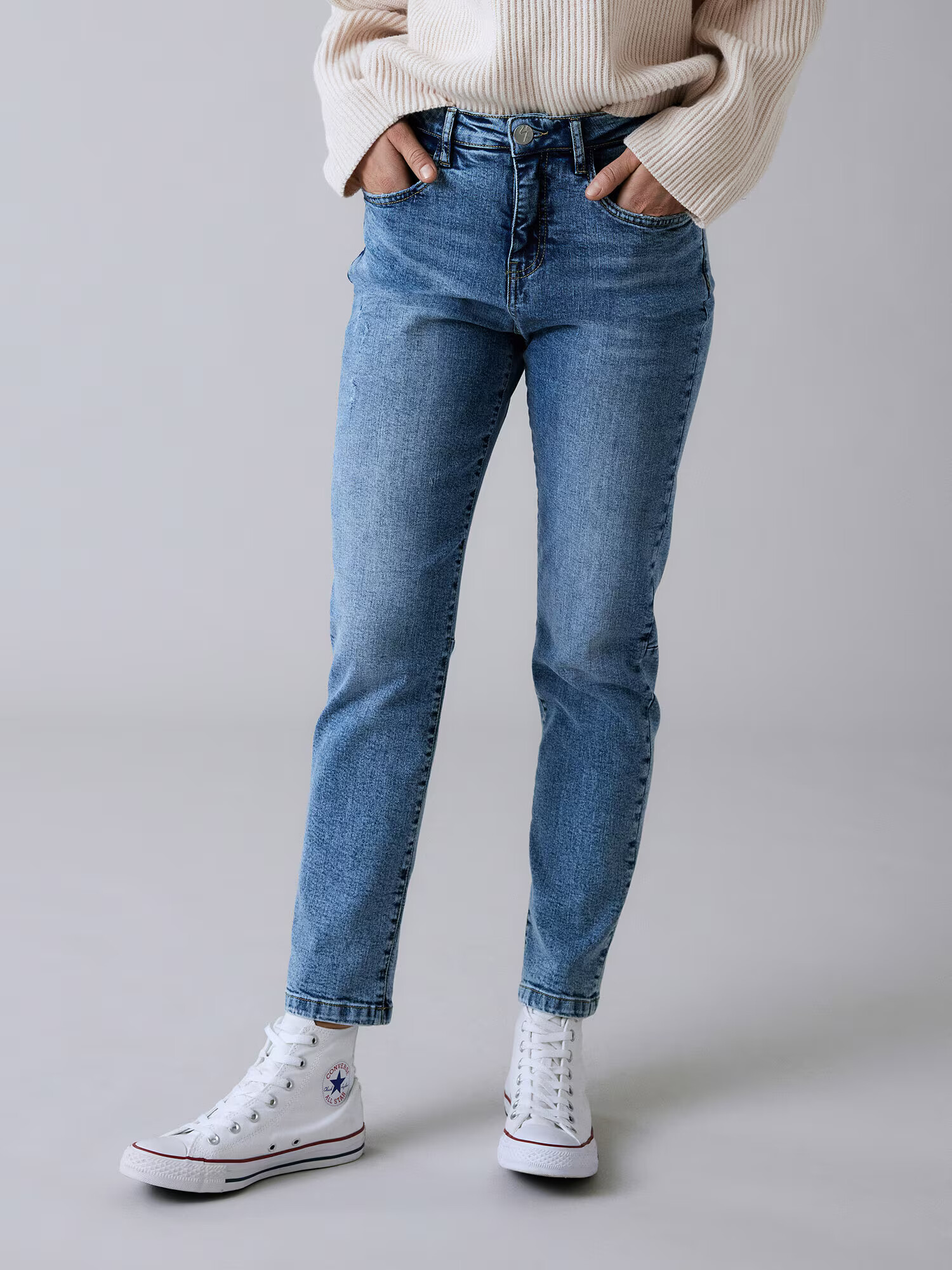 OPUS Jeans 'Liandra' albastru denim - Pled.ro