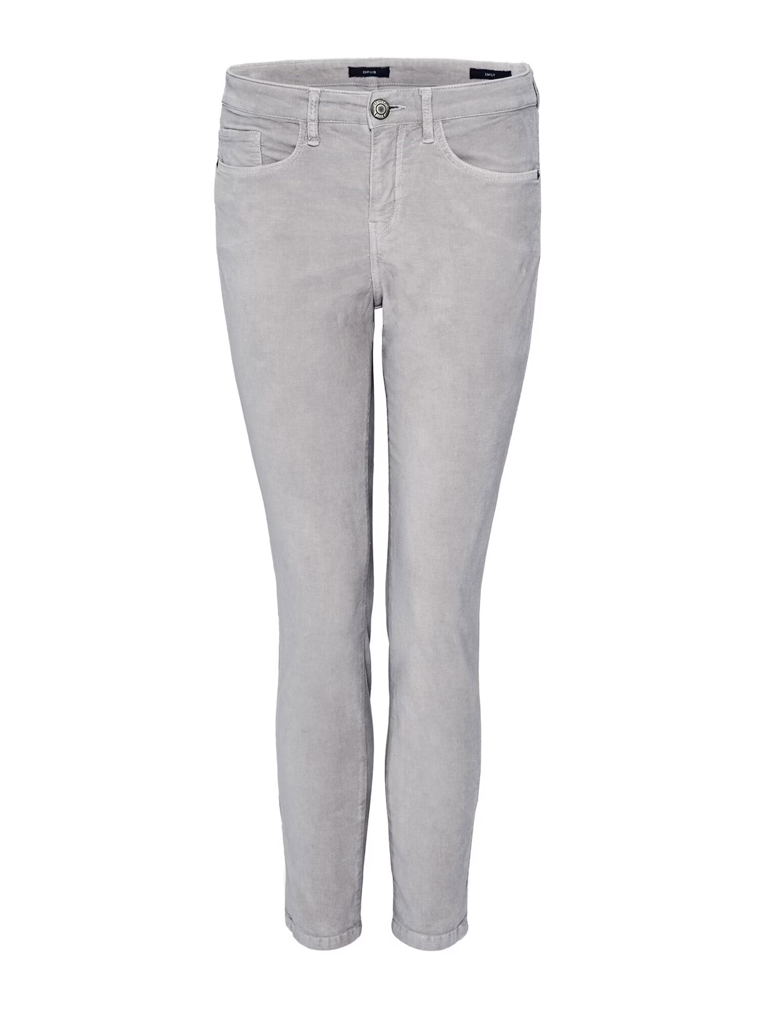 OPUS Pantaloni 'Emily' gri deschis - Pled.ro