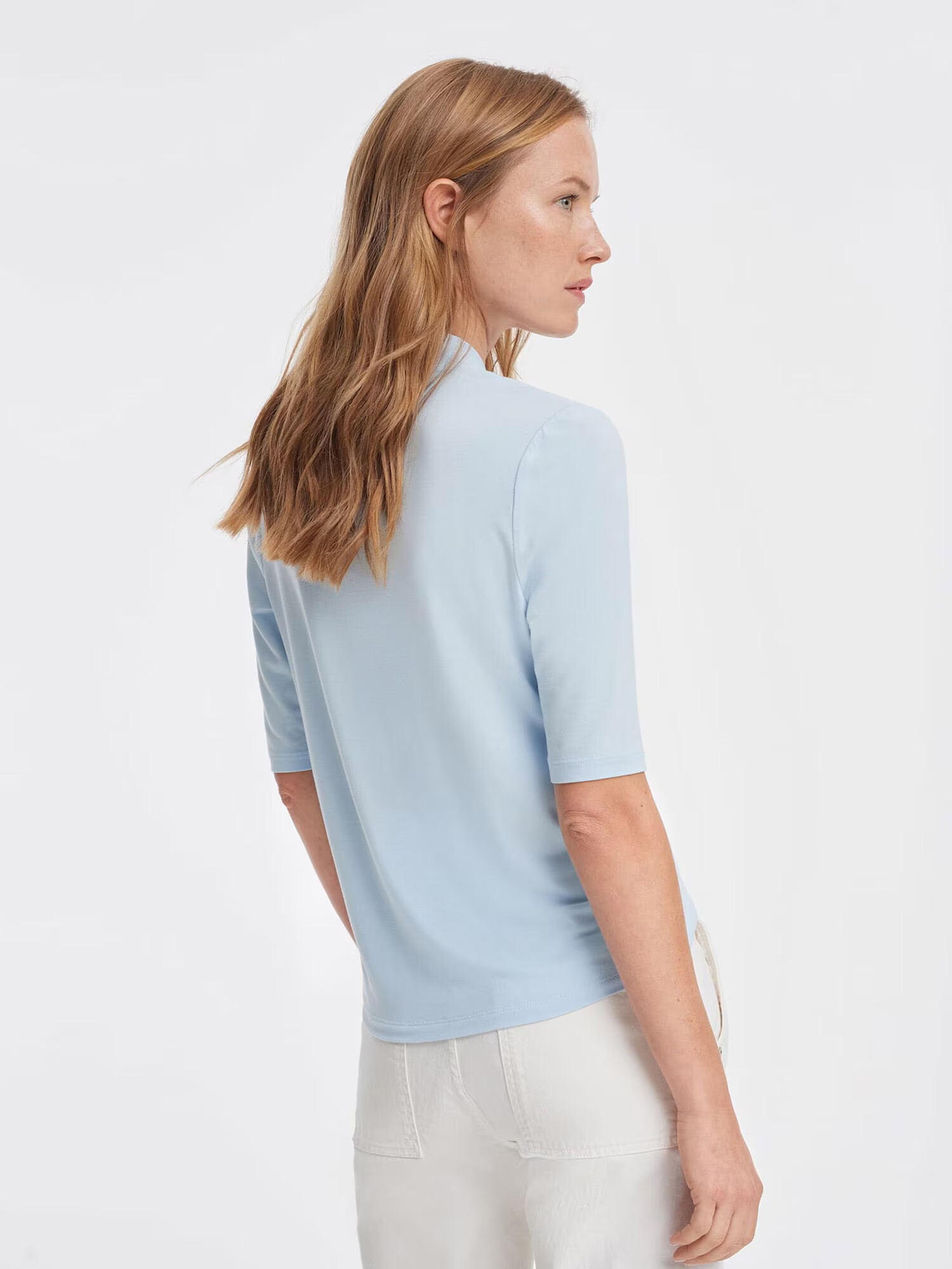 OPUS Tricou 'Sadja' albastru pastel - Pled.ro