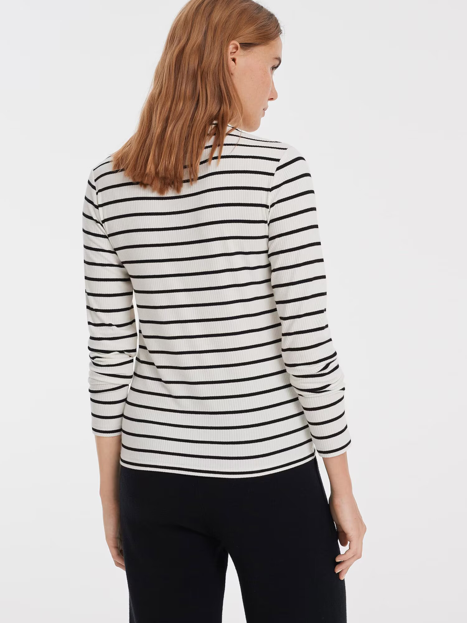 OPUS Tricou 'Salia' negru / alb - Pled.ro