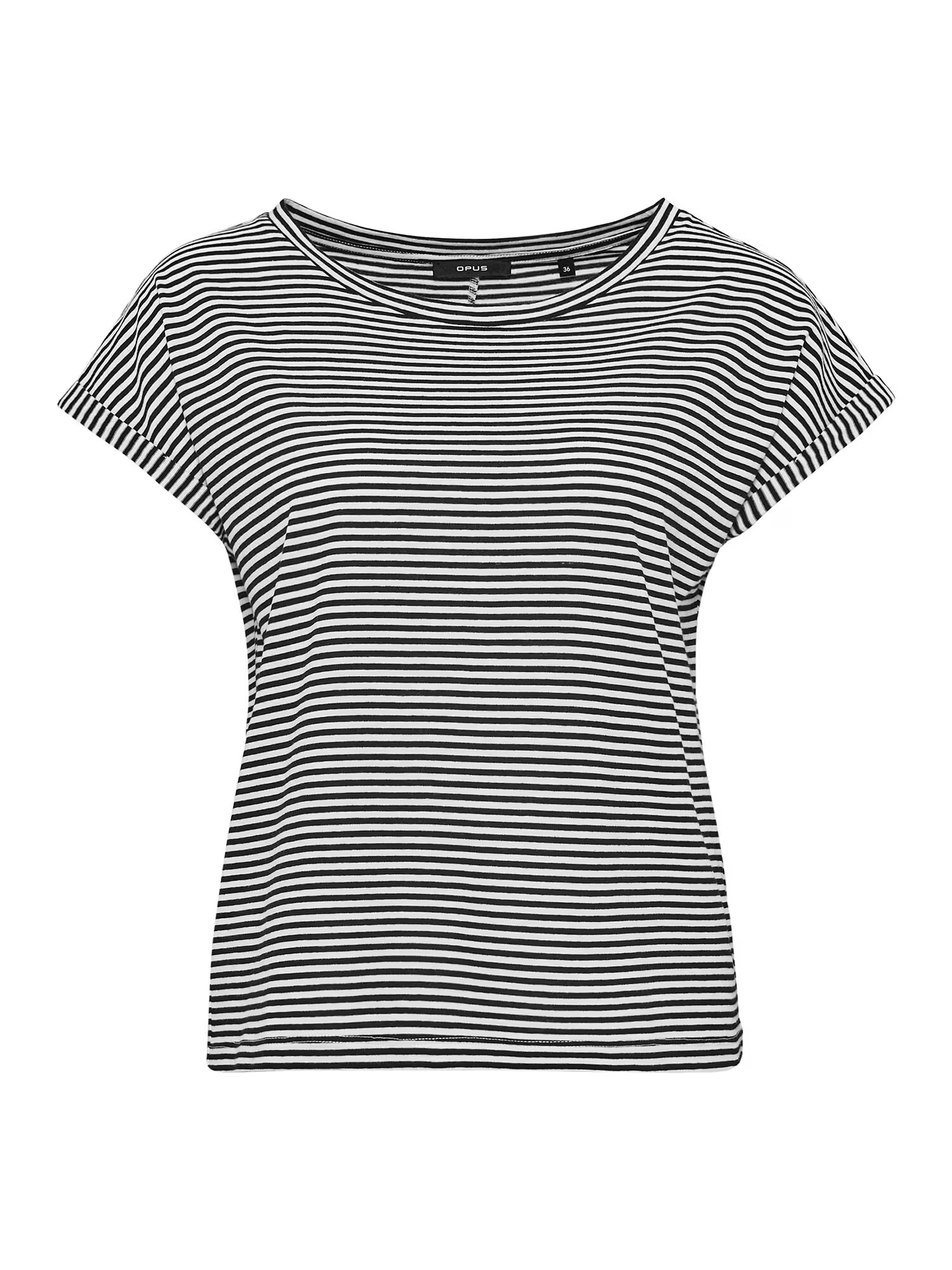 OPUS Tricou 'Suffami' negru / alb - Pled.ro