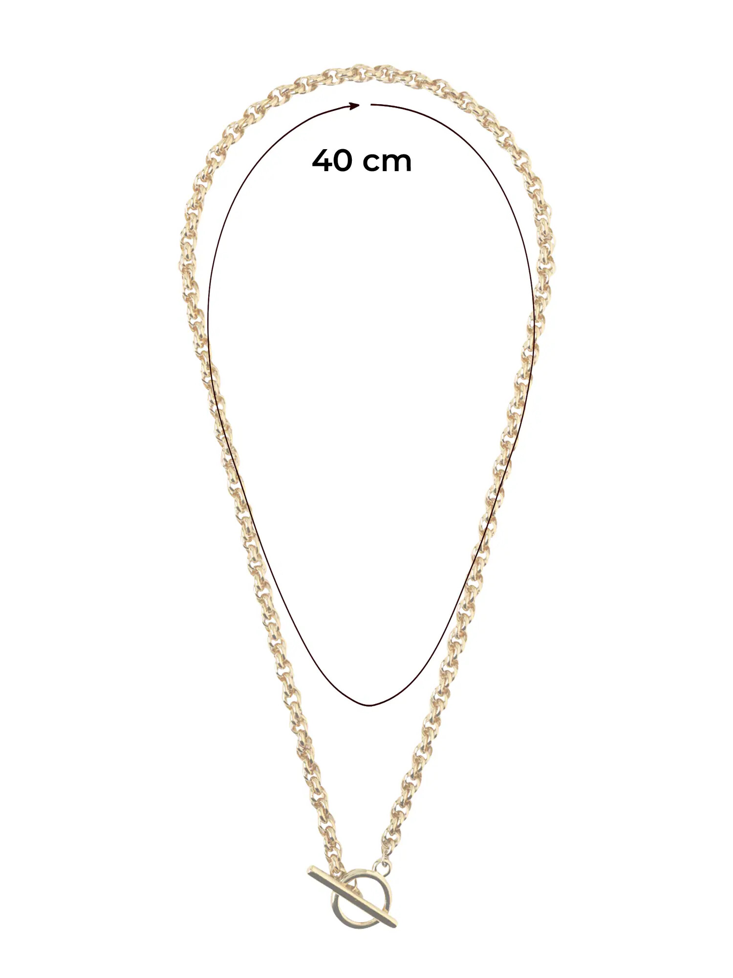 Orelia Lanțuri 'Chunky bar necklace' auriu - Pled.ro