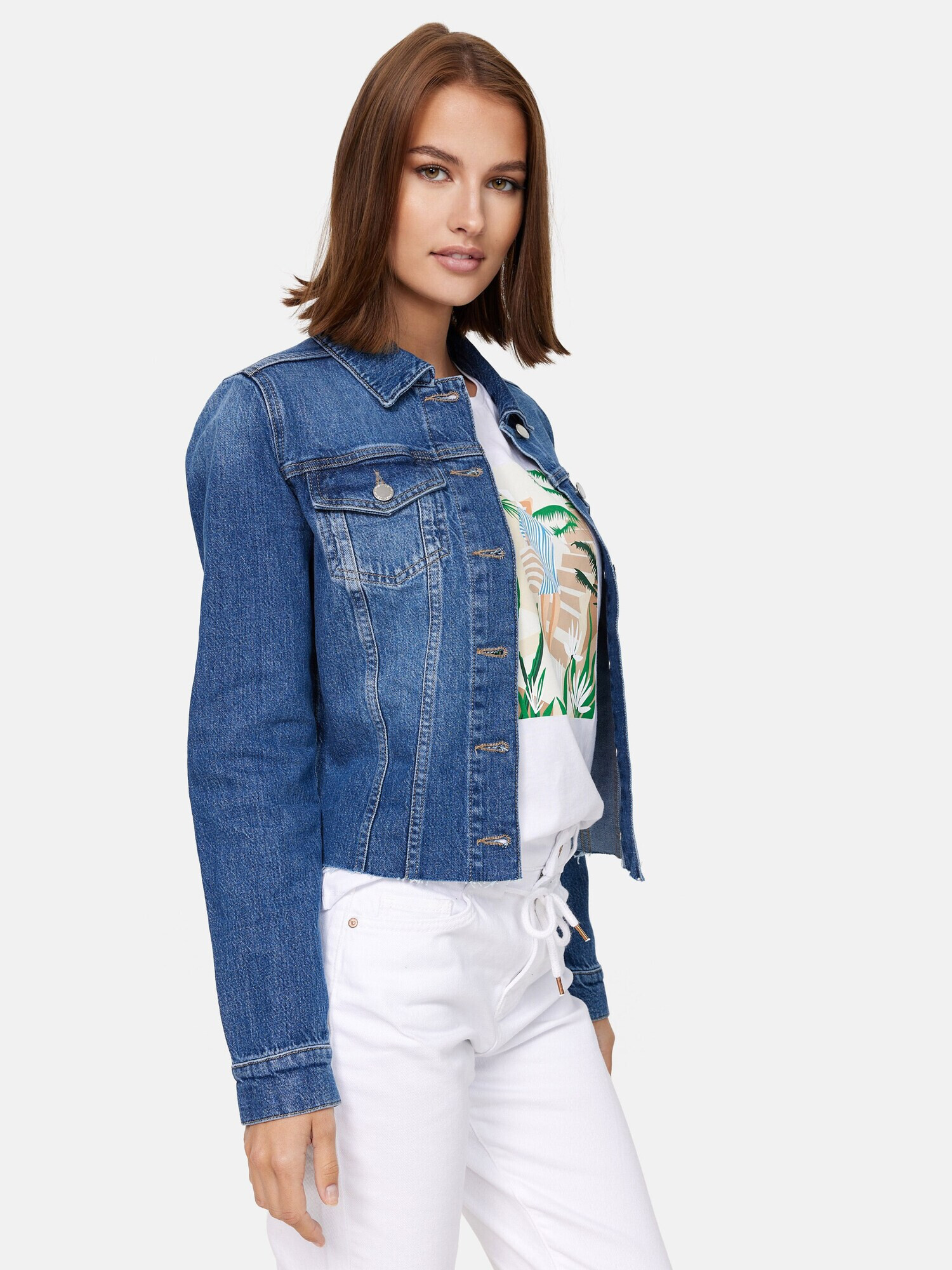 Orsay Geacă de primăvară-toamnă albastru denim - Pled.ro