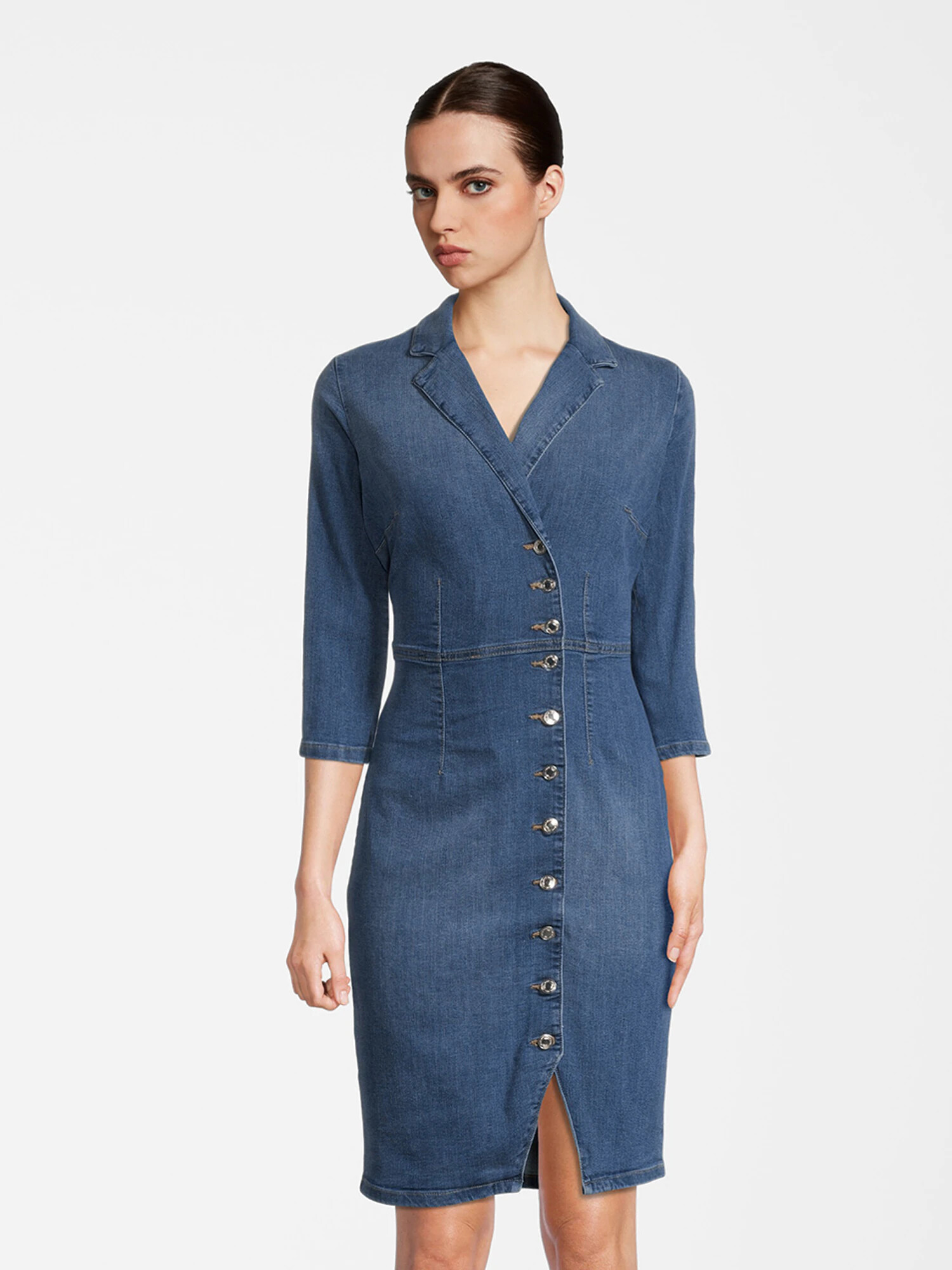 Orsay Rochie tip bluză 'Donna' albastru denim - Pled.ro