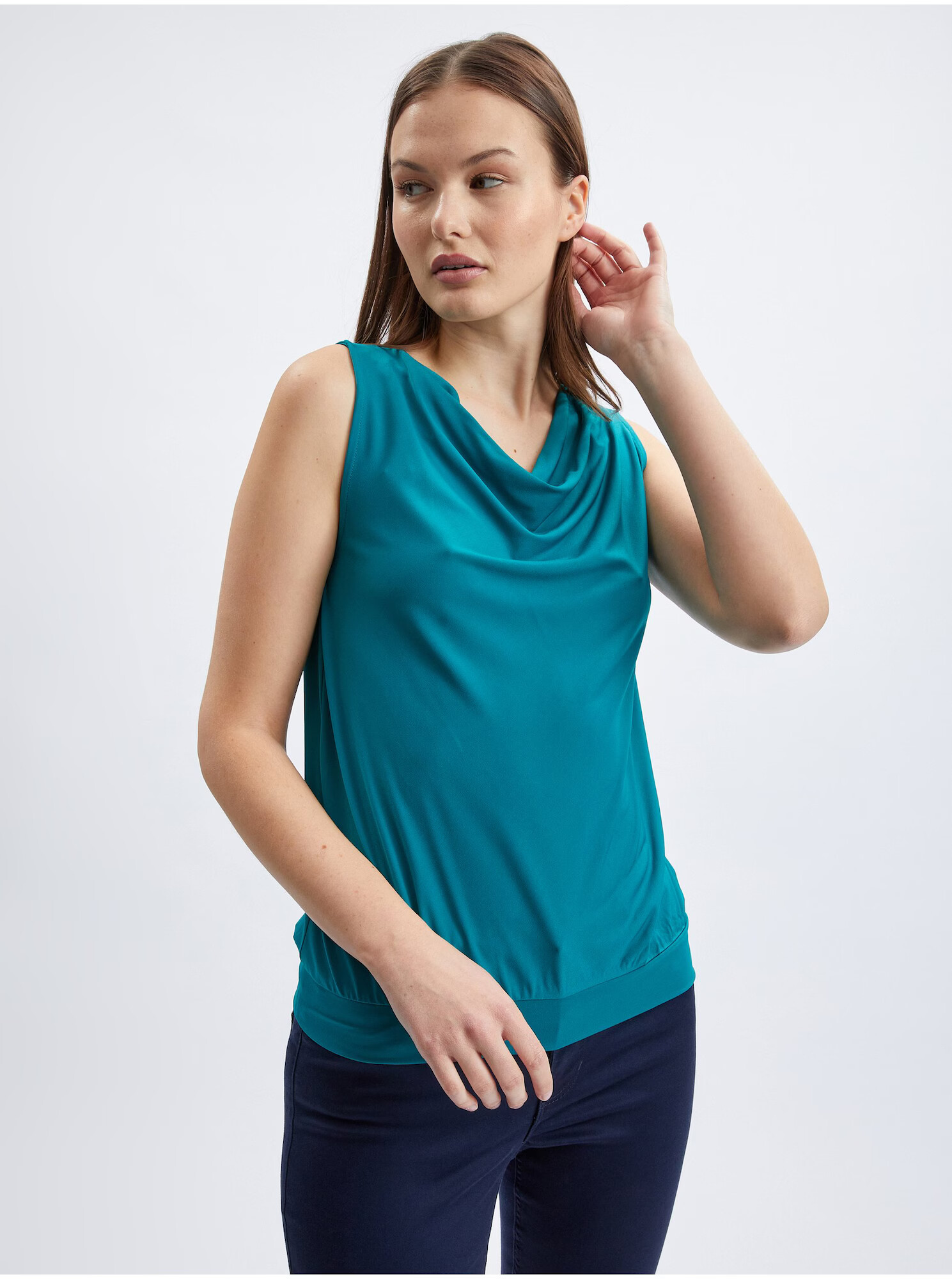 Orsay Top 'Shiny' verde smarald - Pled.ro