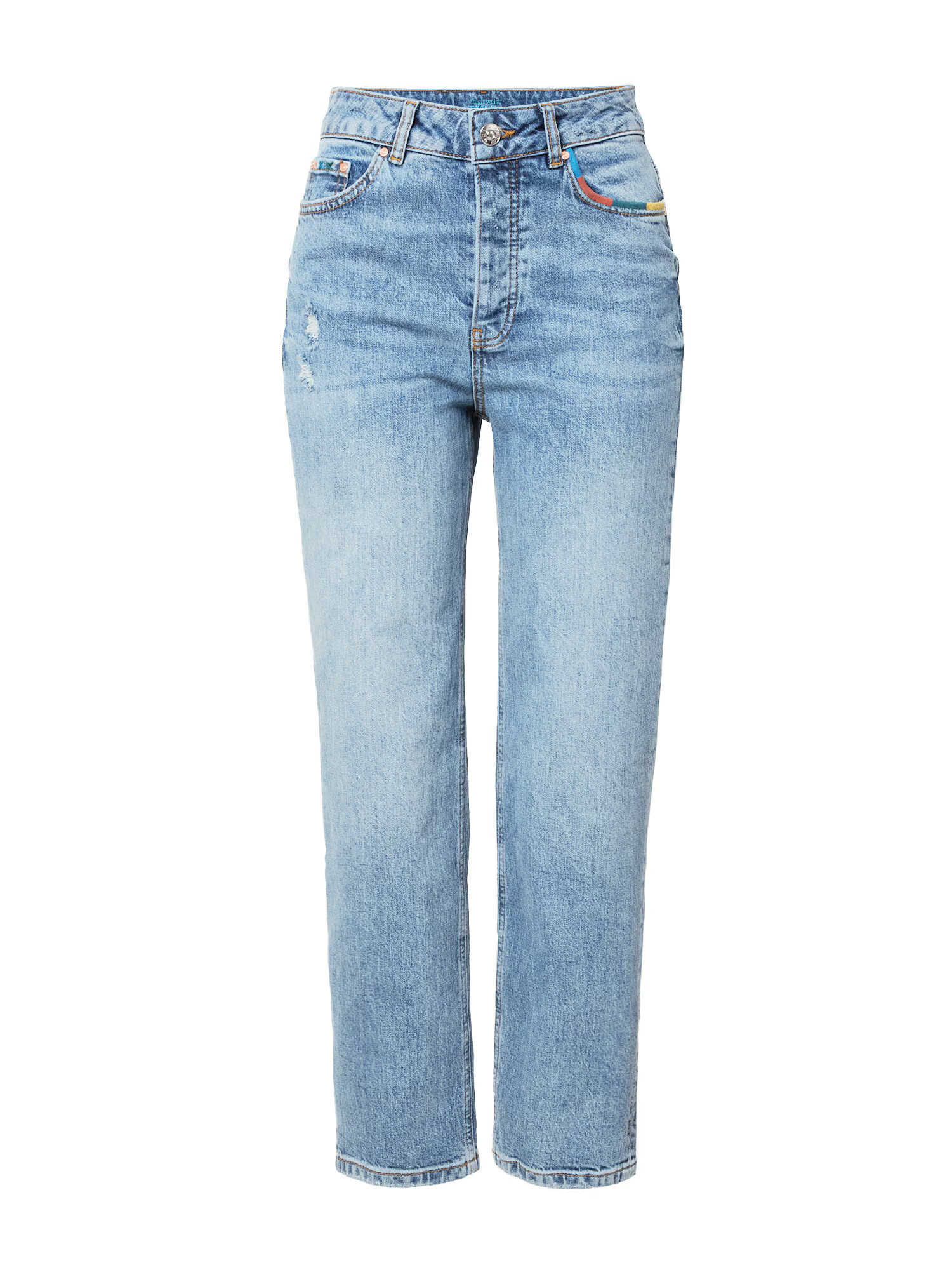 OUI Jeans albastru - Pled.ro