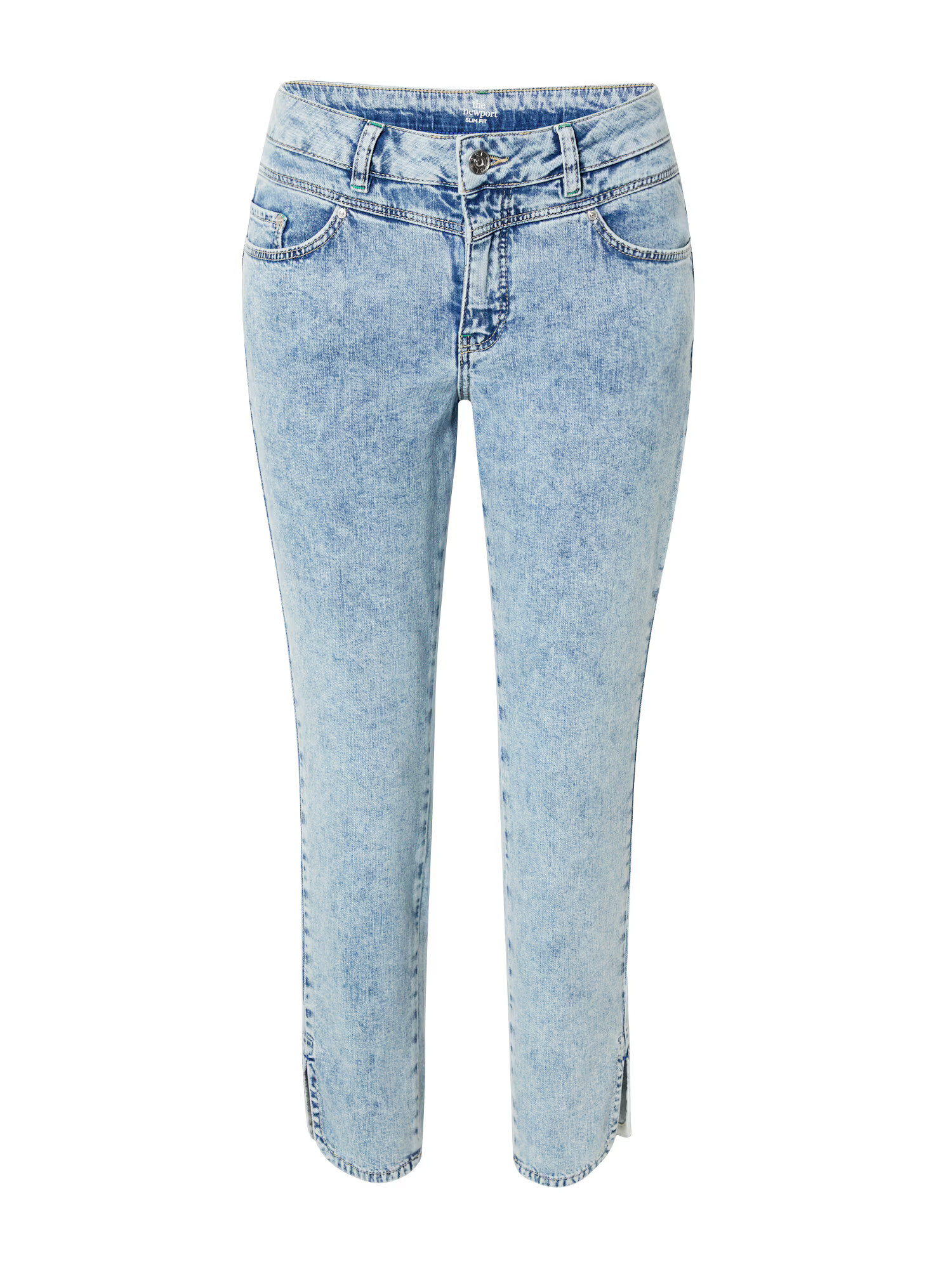 OUI Jeans albastru denim - Pled.ro