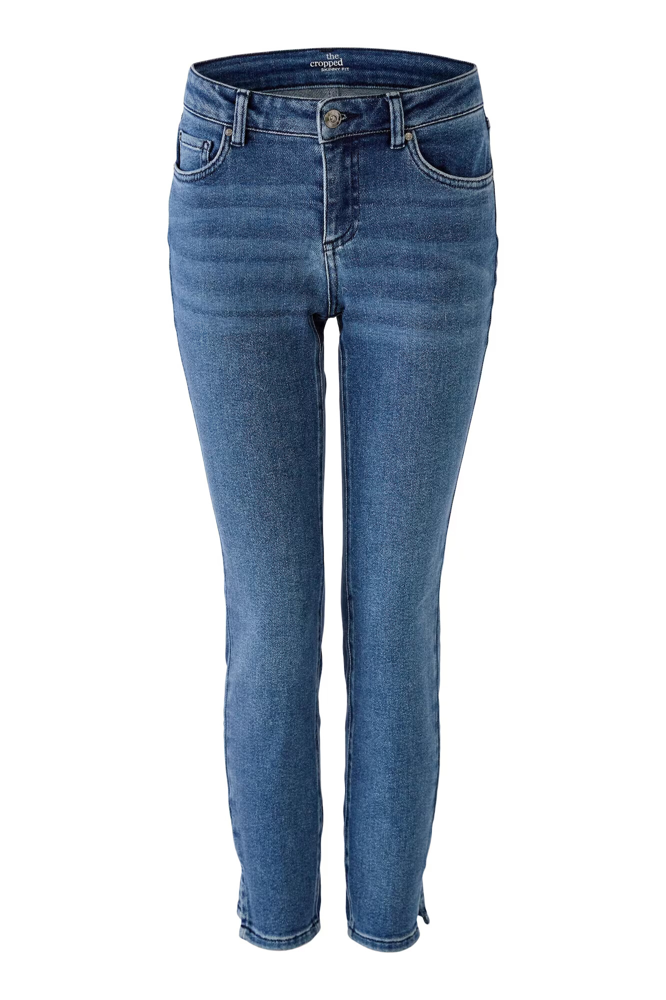 OUI Jeans albastru denim - Pled.ro