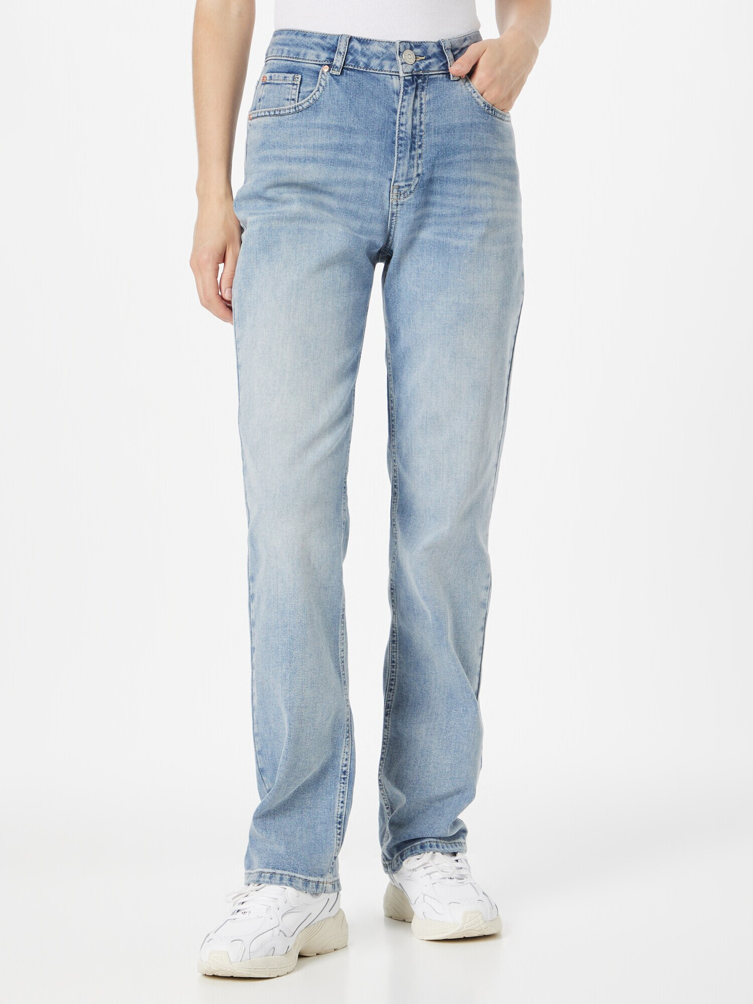 OUI Jeans albastru deschis - Pled.ro