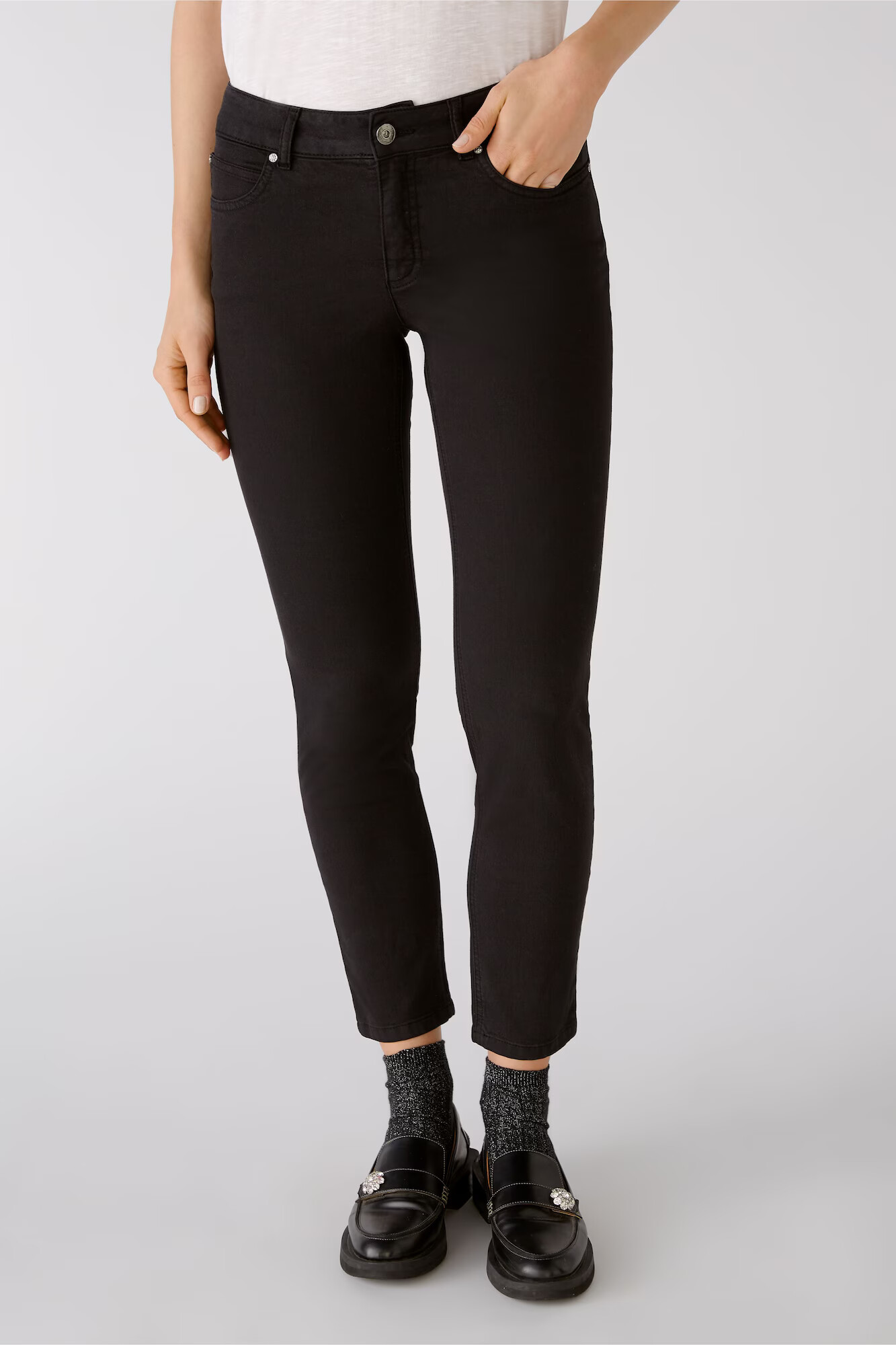 OUI Jeggings negru - Pled.ro